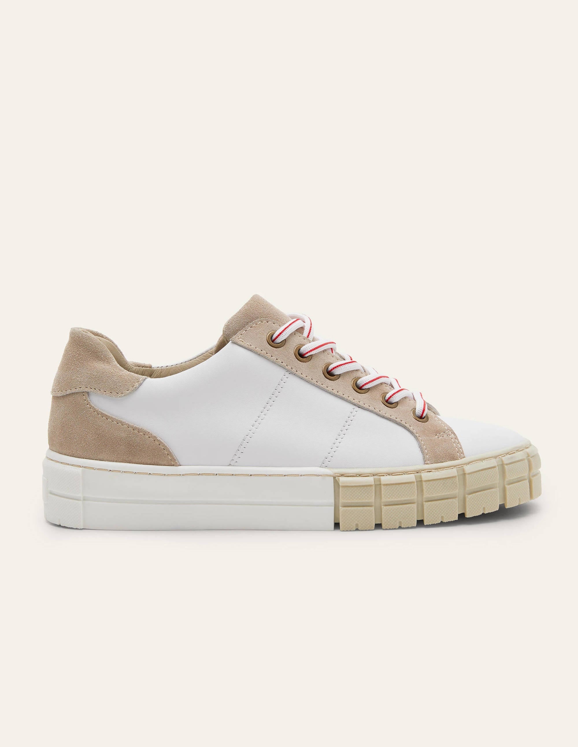 Pippa Layered Sole Trainers-White - Image 2