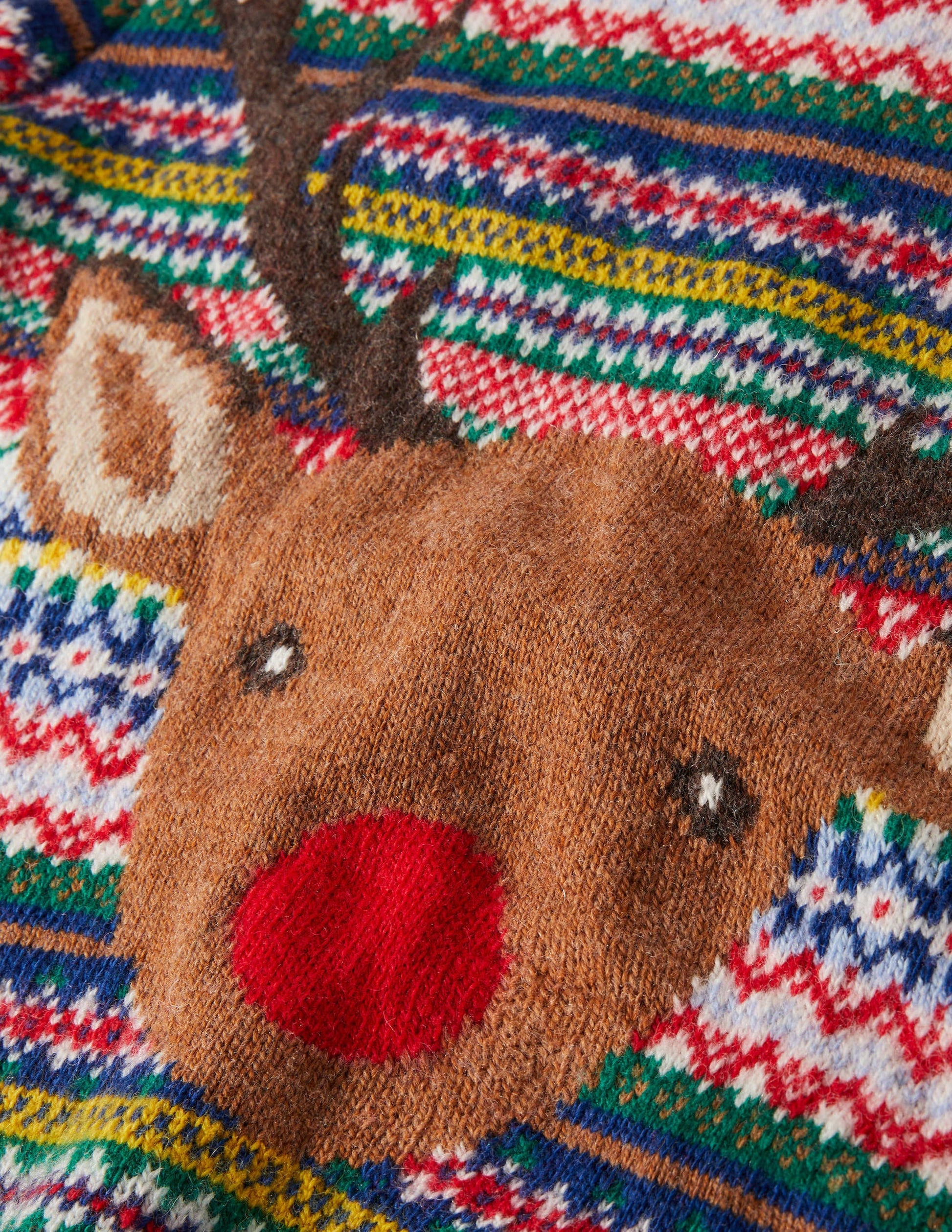 Christmas Jumper-Multi Navy Rudolph-6