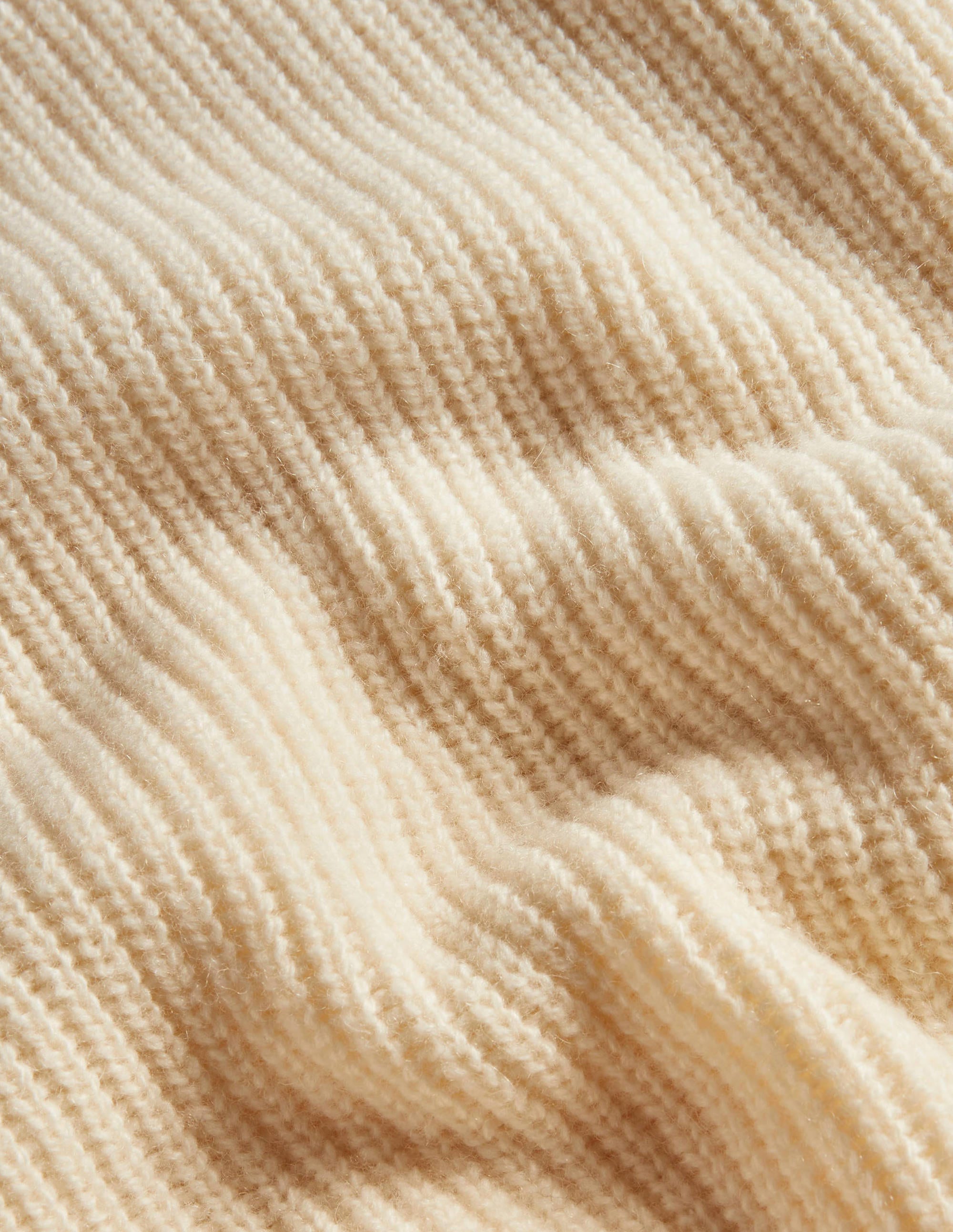 Relaxed Rib Sleeveless Jumper-Ivory - Image 6