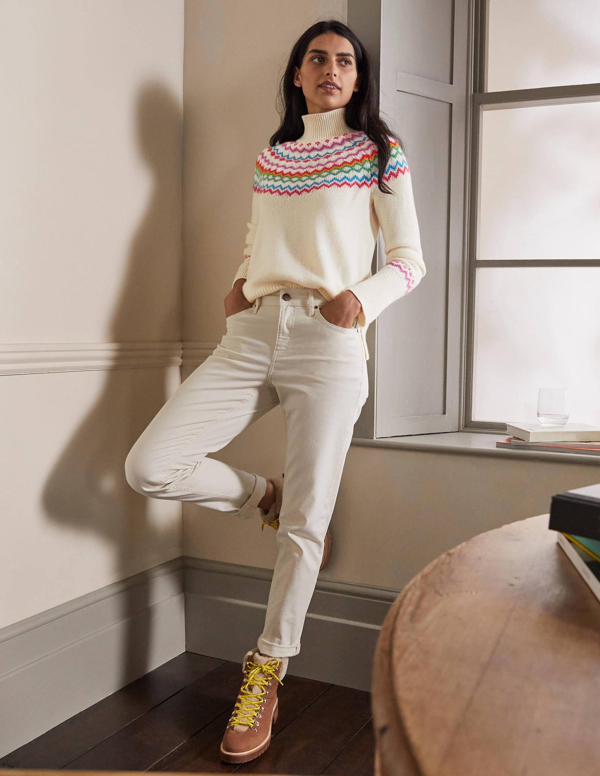 Anna Cashmere Jumper-Ivory Fair Isle-4