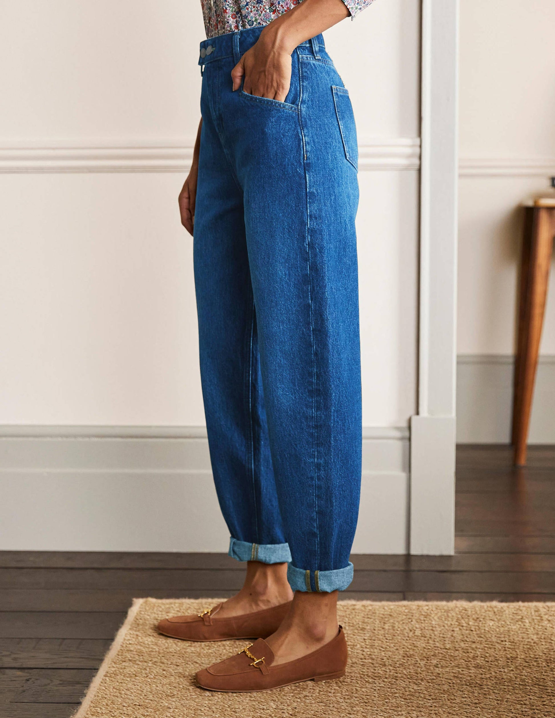 Balloon Leg Jeans-Dark Vintage-2