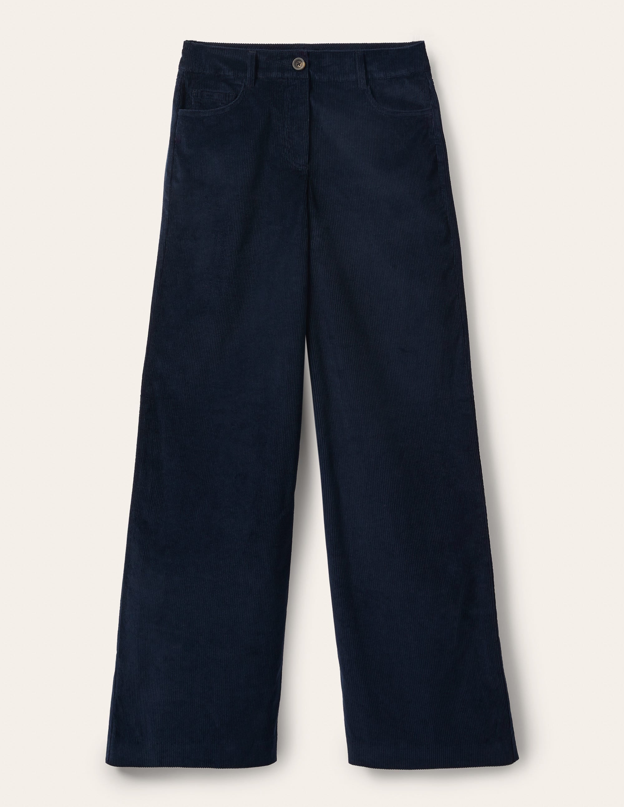 Alexia Cord Trousers-Navy - Image 5
