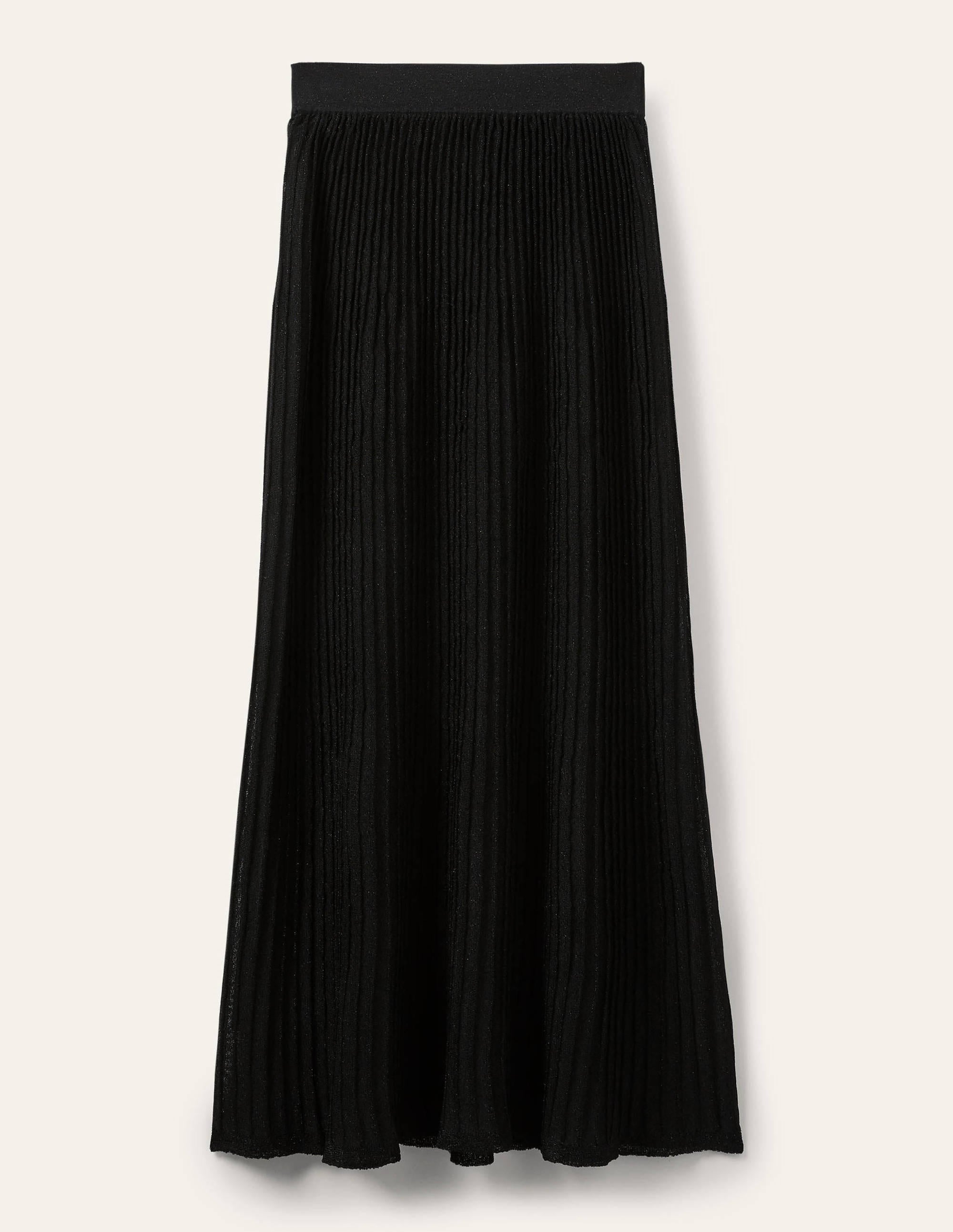 Knitted Party Skirt-Black Metallic - Image 6