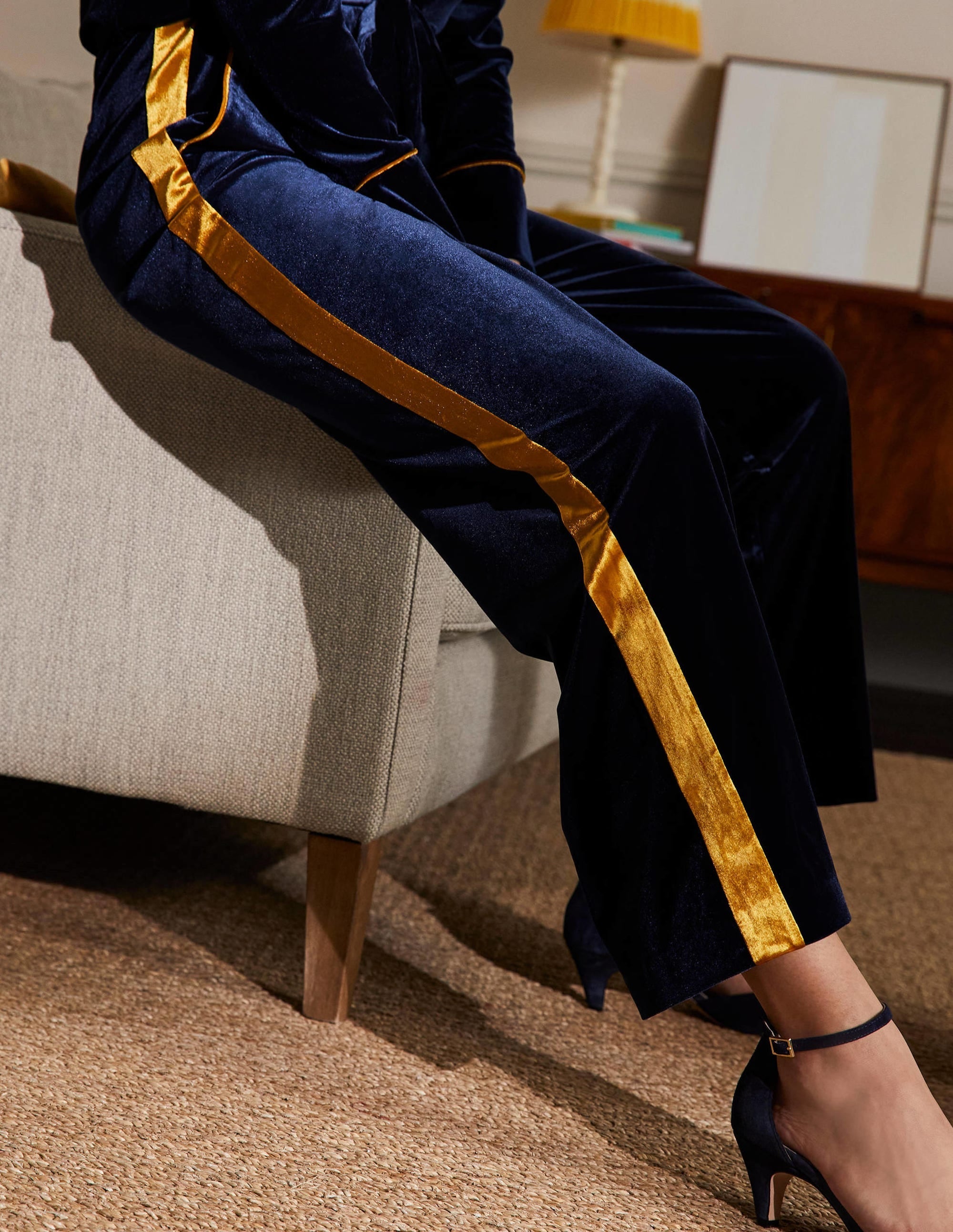 Zena Trousers-Navy - Image 4