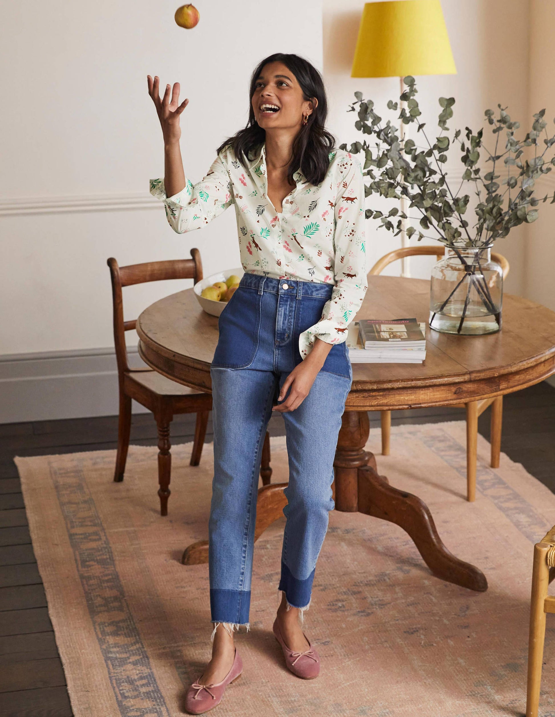 The Cotton Shirt-Ivory, Fox Forest-3