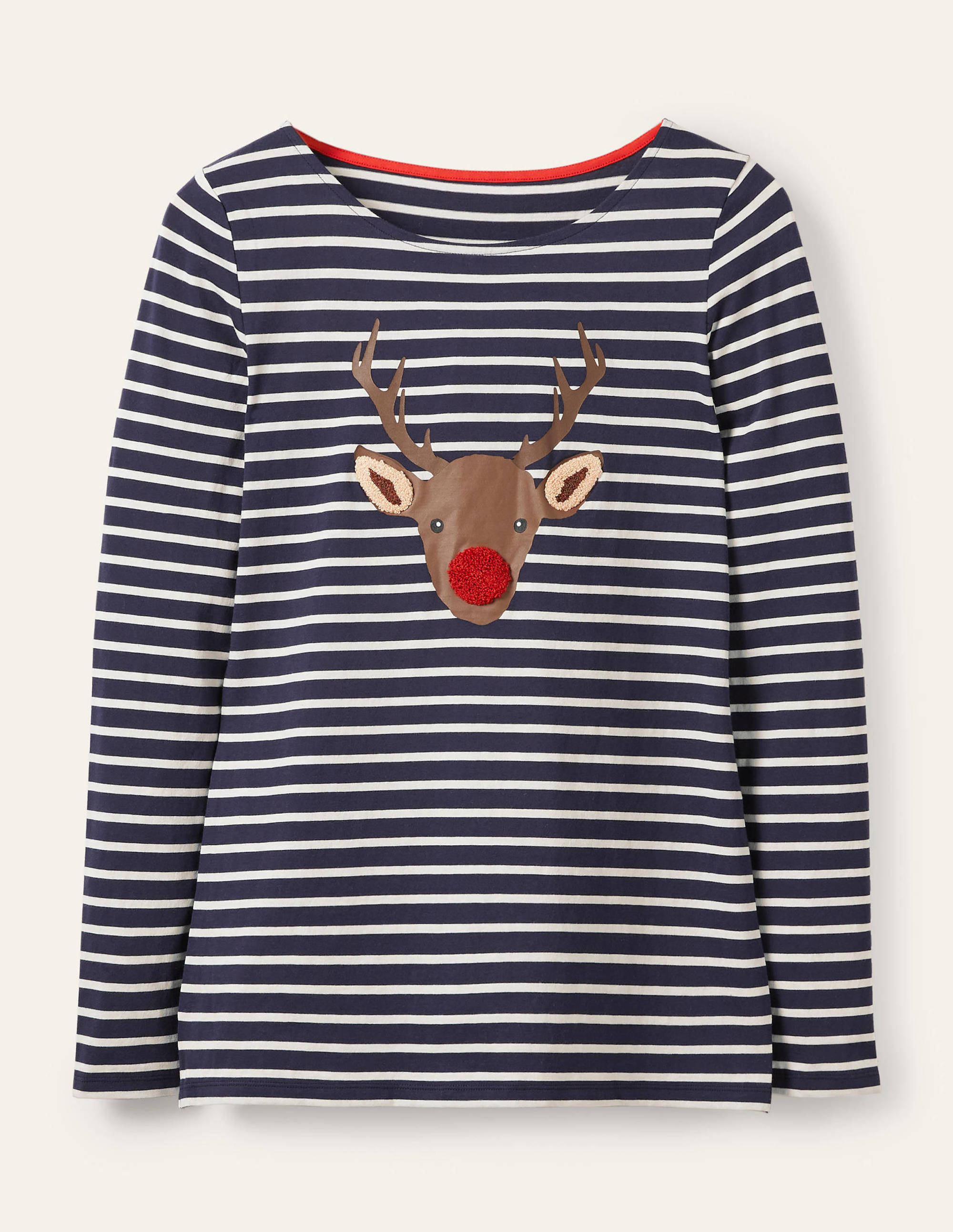 Statement Breton-Navy/ Ivory Reindeer Placement - Image 5
