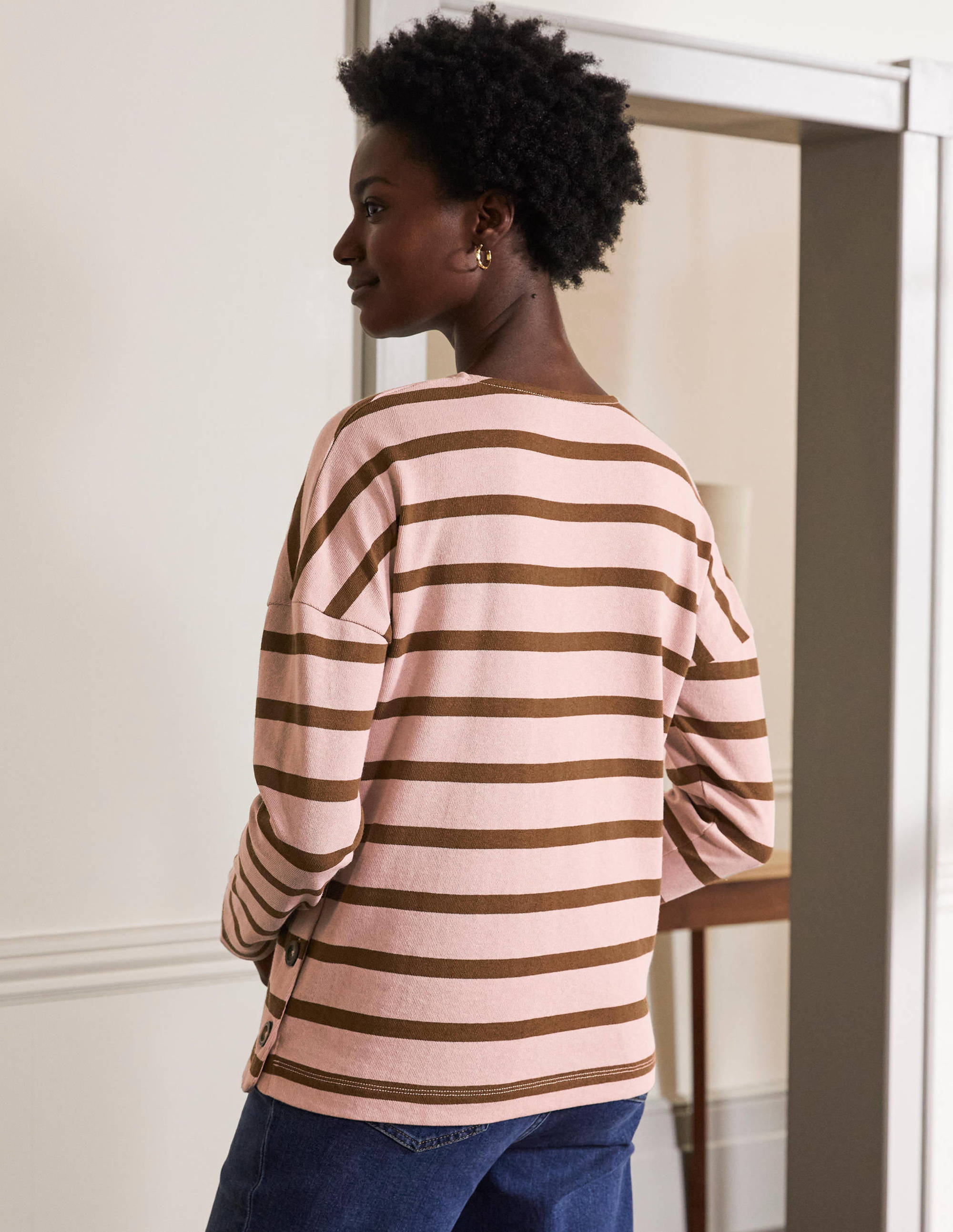 Sophie Long Sleeve Breton-Milkshake/Pony - Image 2