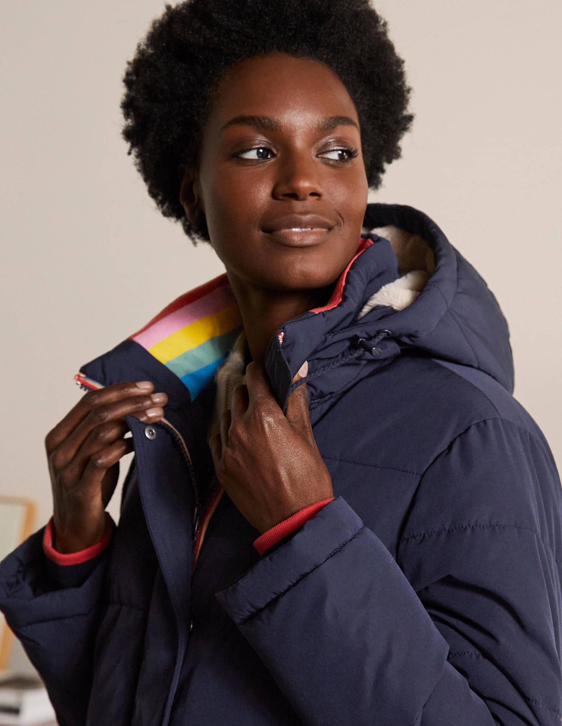 Skye Puffer Coat-Navy-1