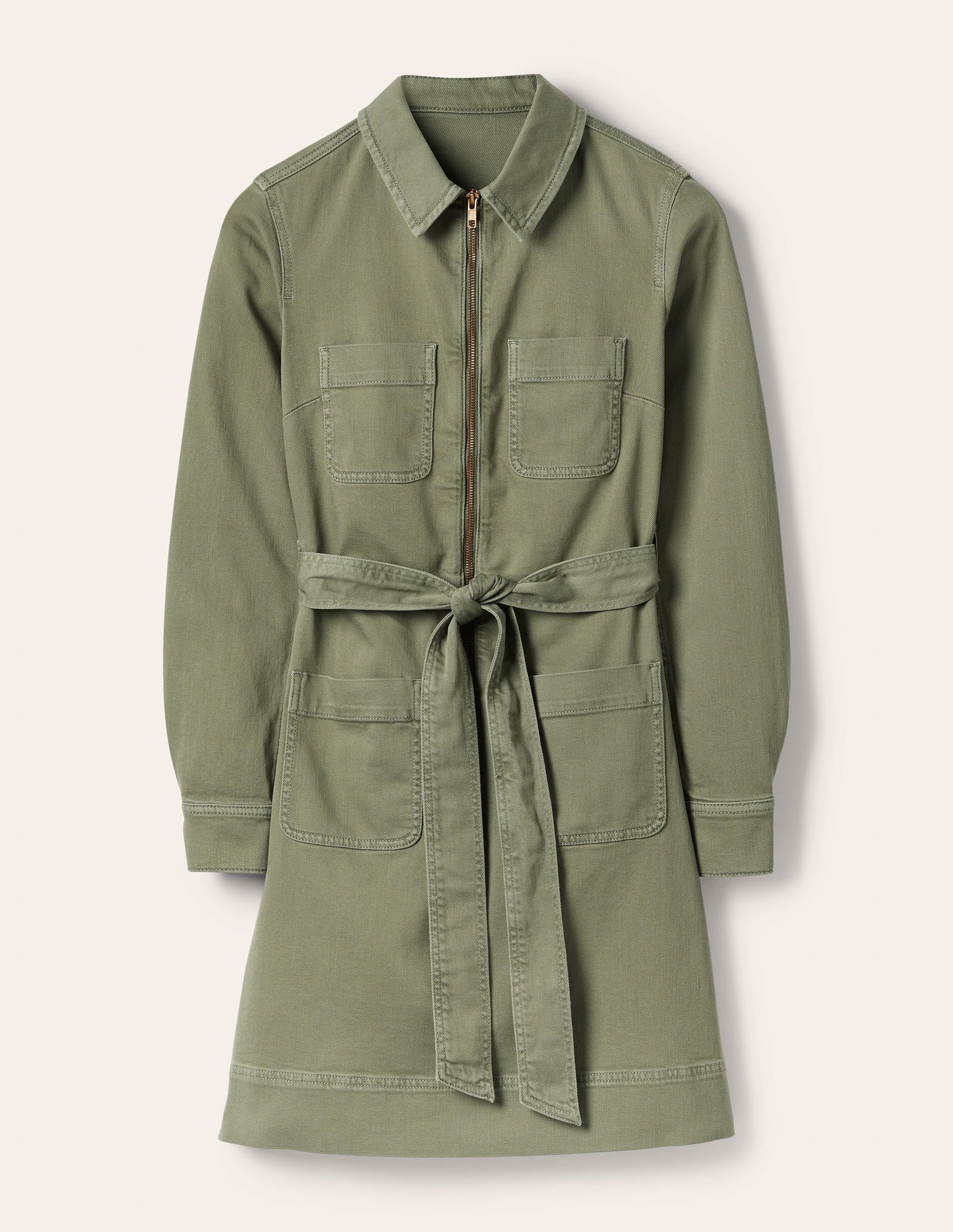 Zip Front Dress-Alder-5