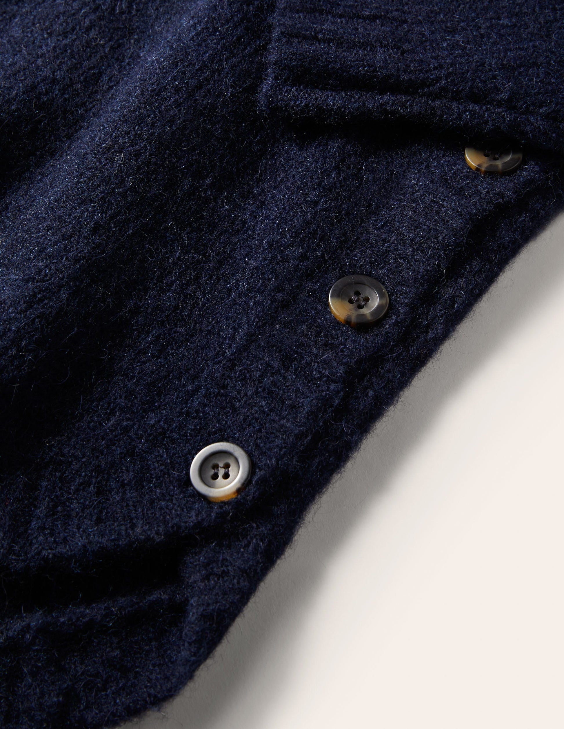 Fluffy Side Button Jumper-Navy-6