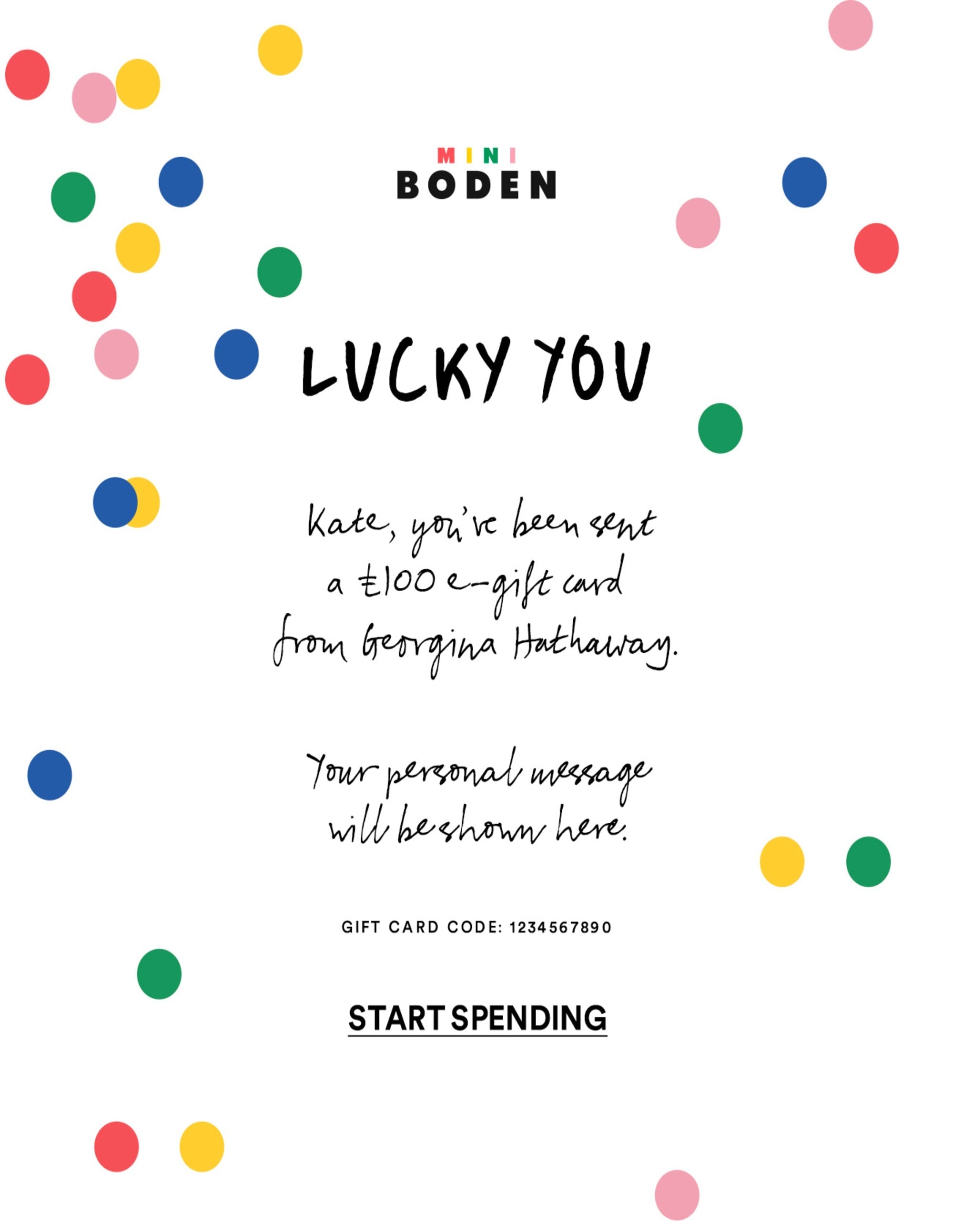 E Gift Voucher-Vouchers UK9 - Image 1
