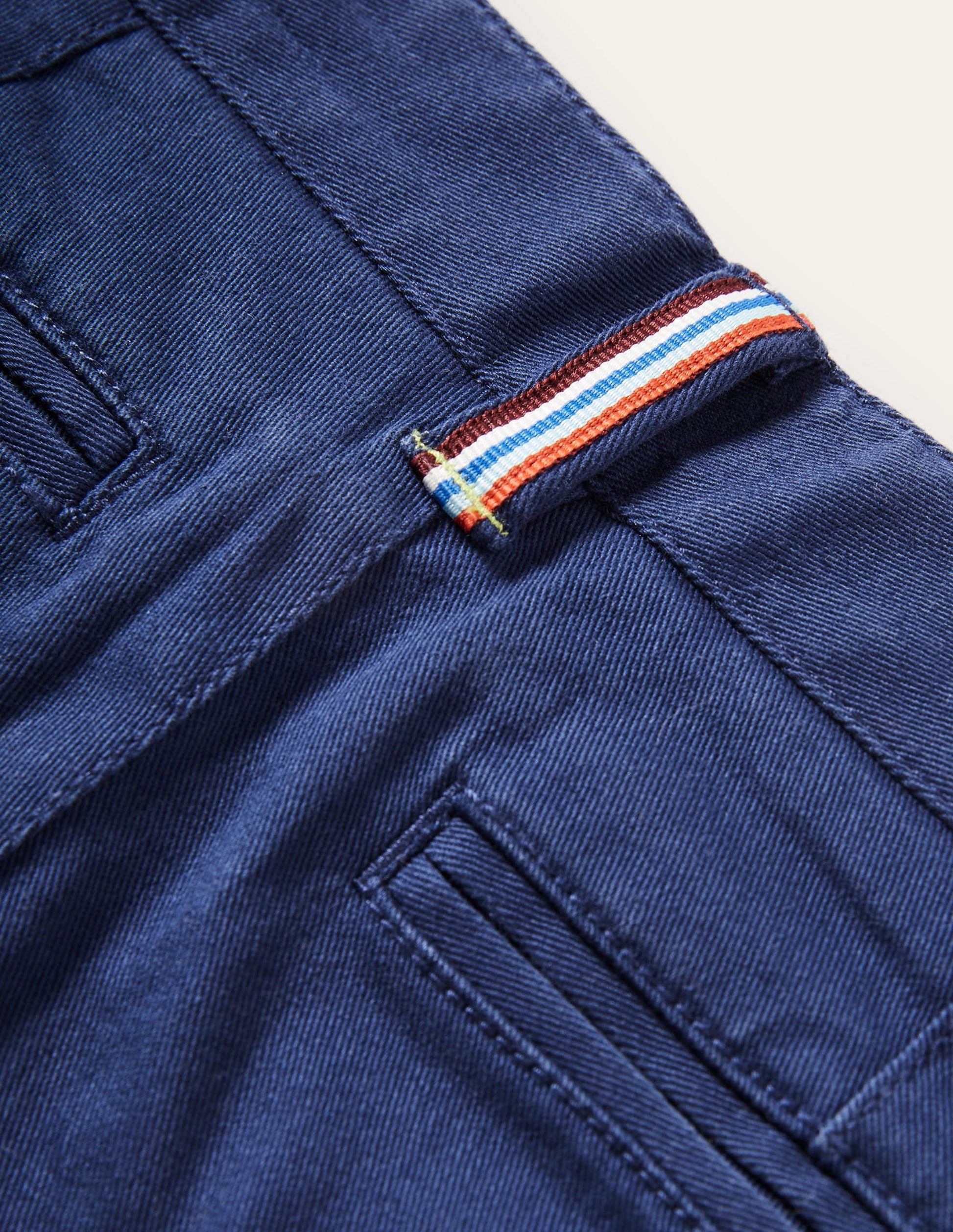 Chino Stretch Trousers-College Navy-3