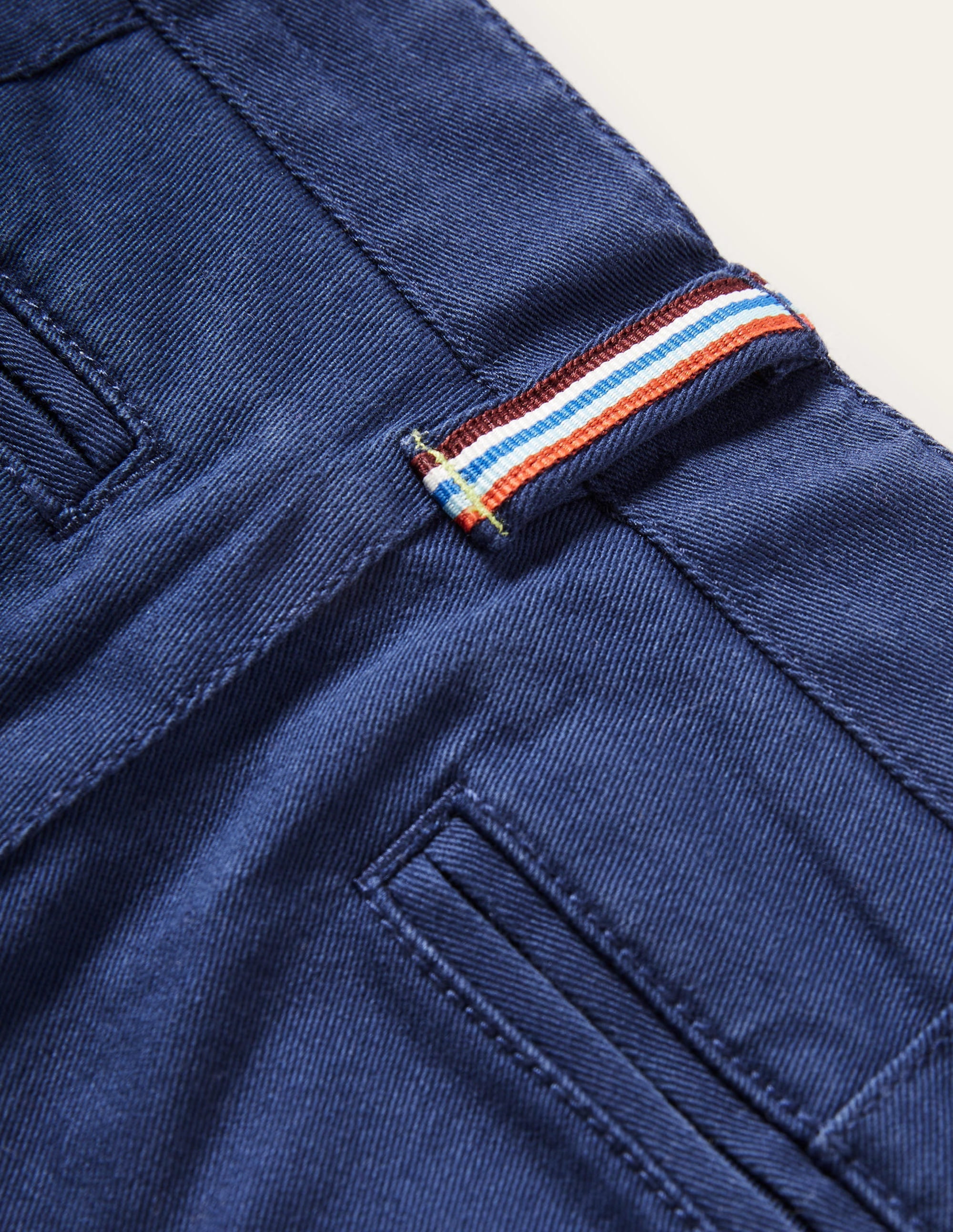 Chino Stretch Trousers-College Navy - Image 3