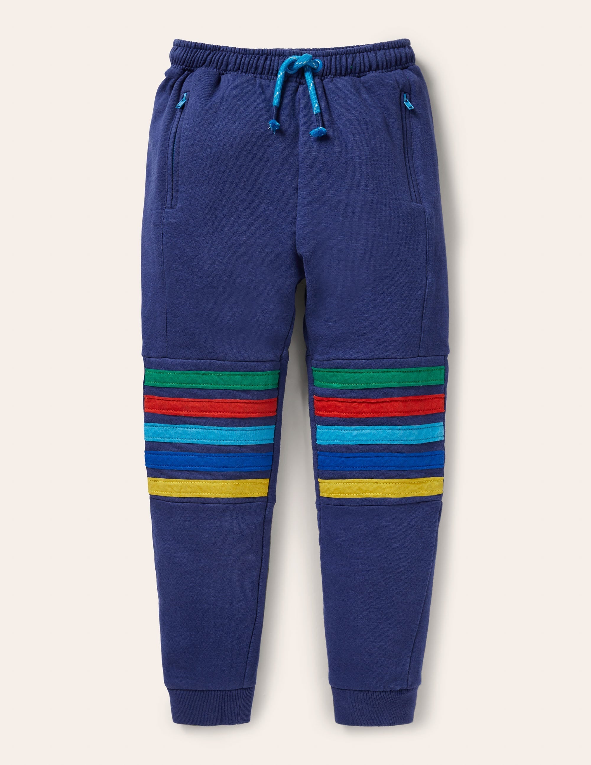 Warrior Knee Sweatpants-Starboard Blue Rainbow - Image 1