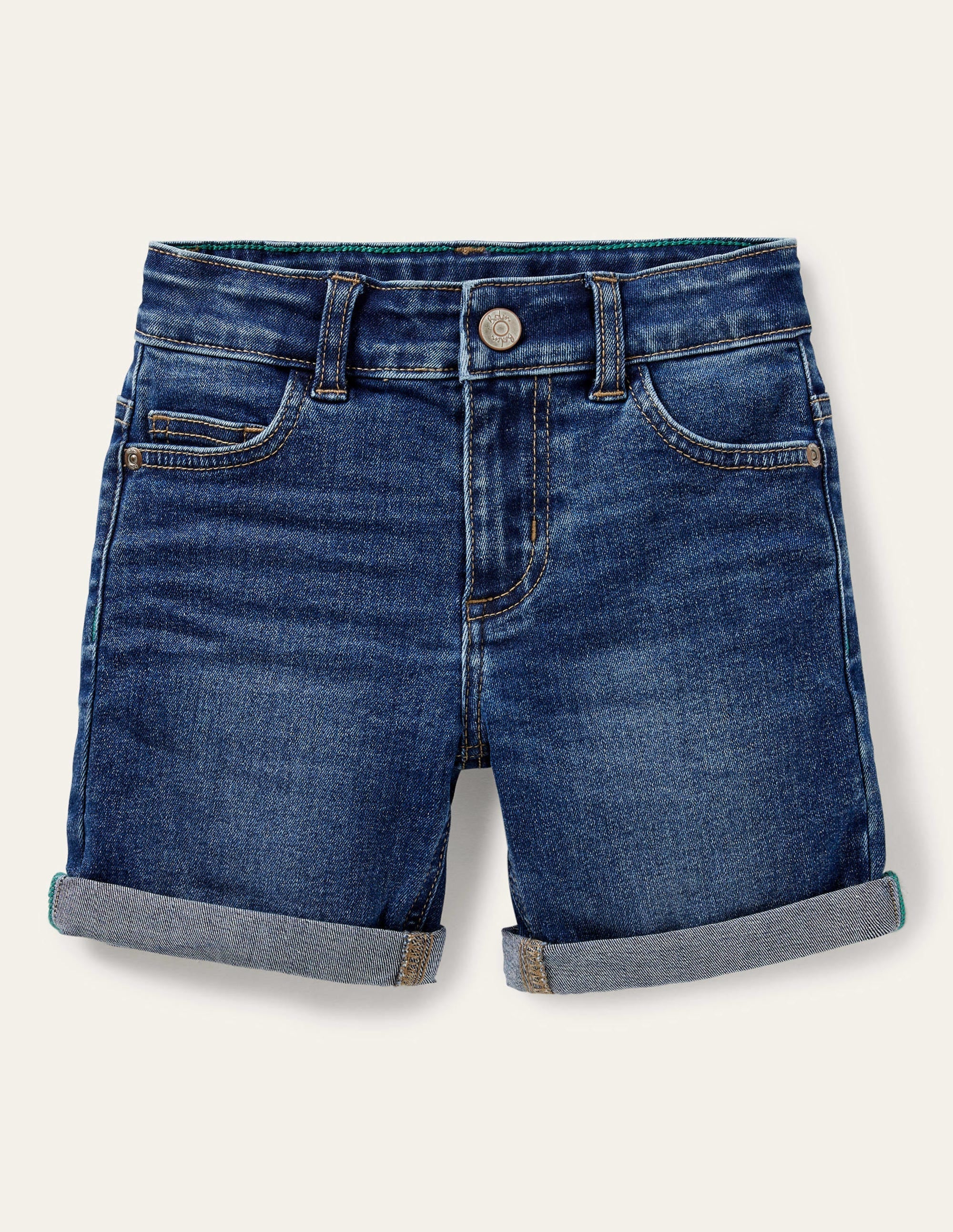 Adventure-flex Denim Shorts-Mid Vintage - Image 1