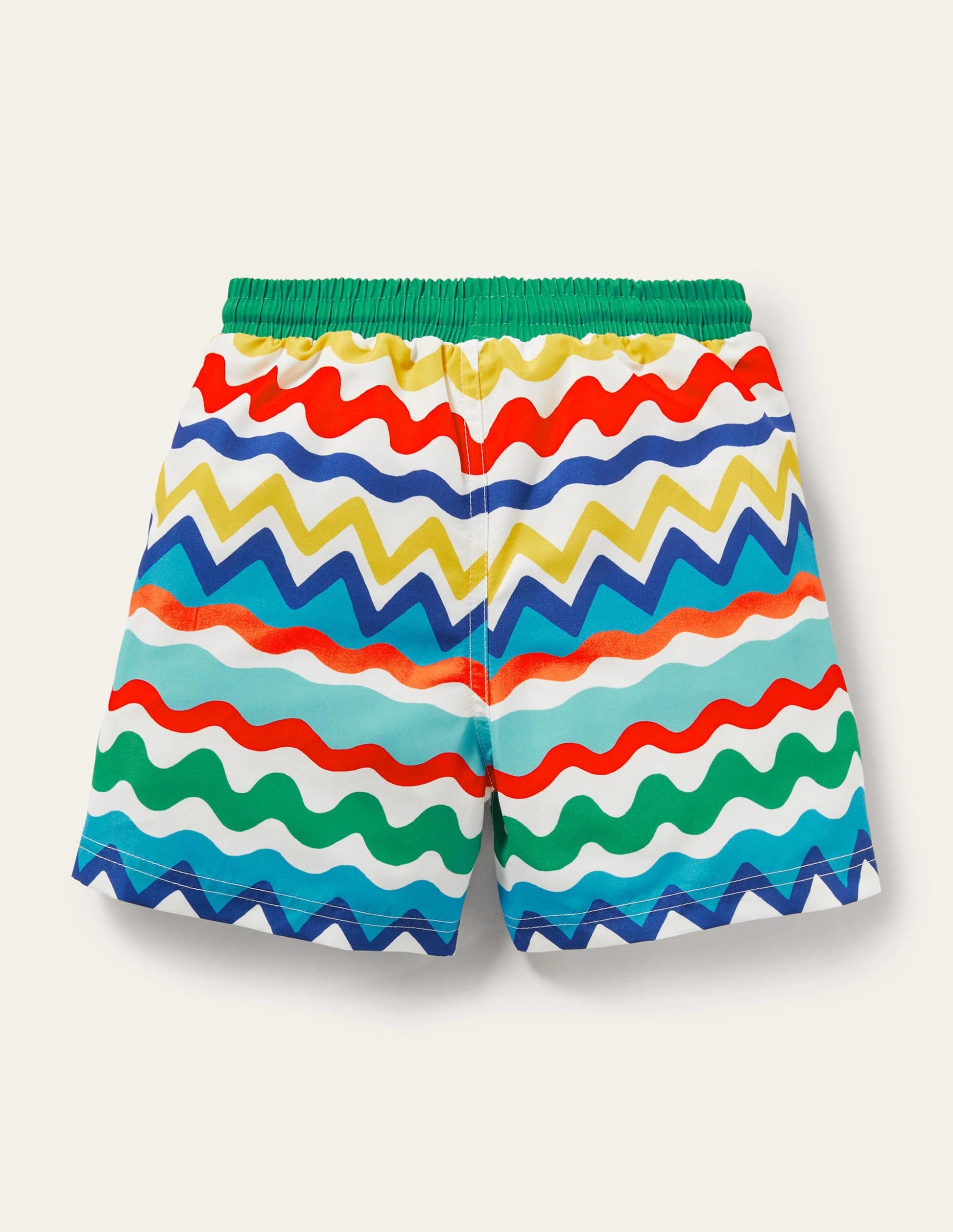 Swim Shorts-Multi Ric Rac stripe-2
