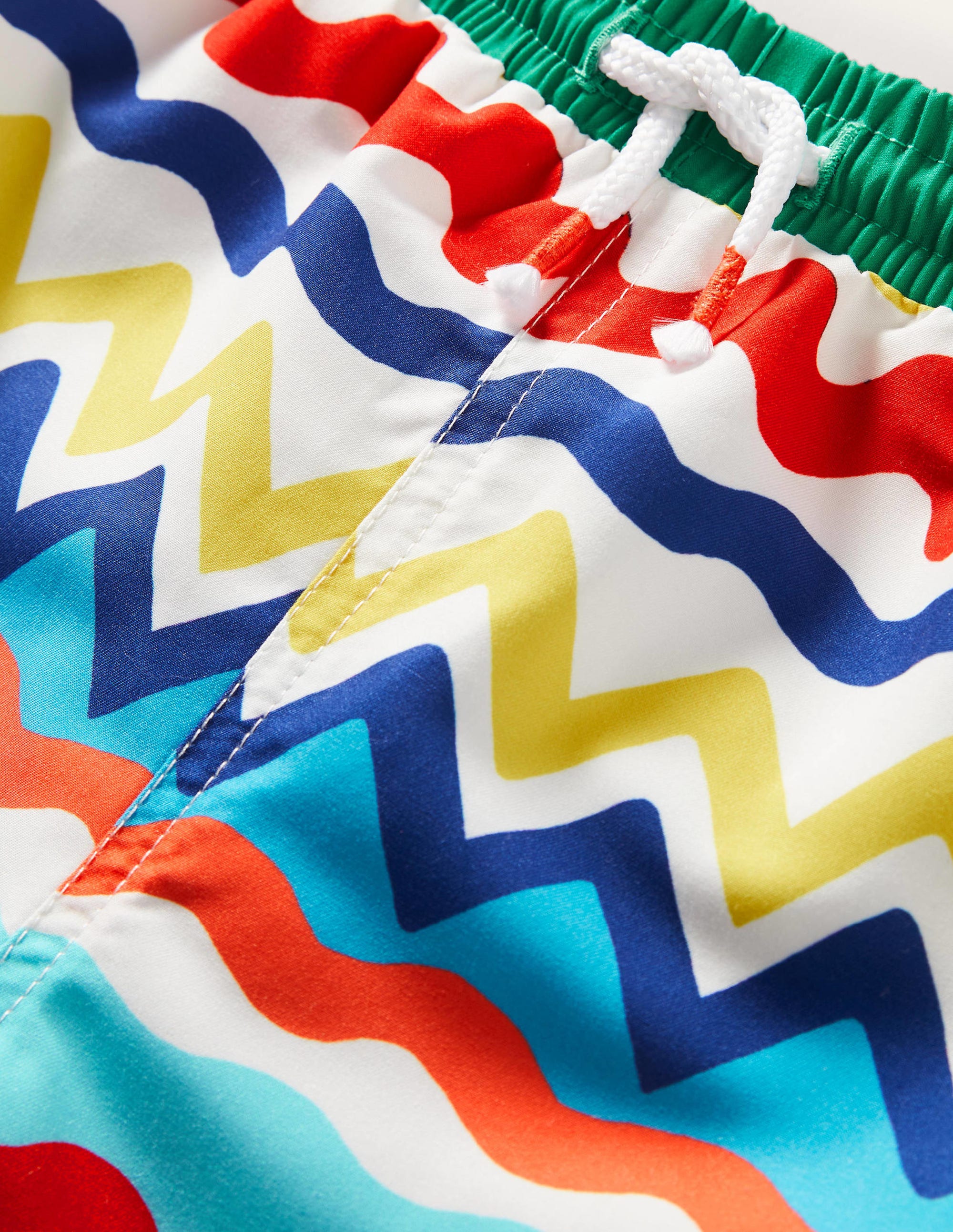 Swim Shorts-Multi Ric Rac stripe - Image 3