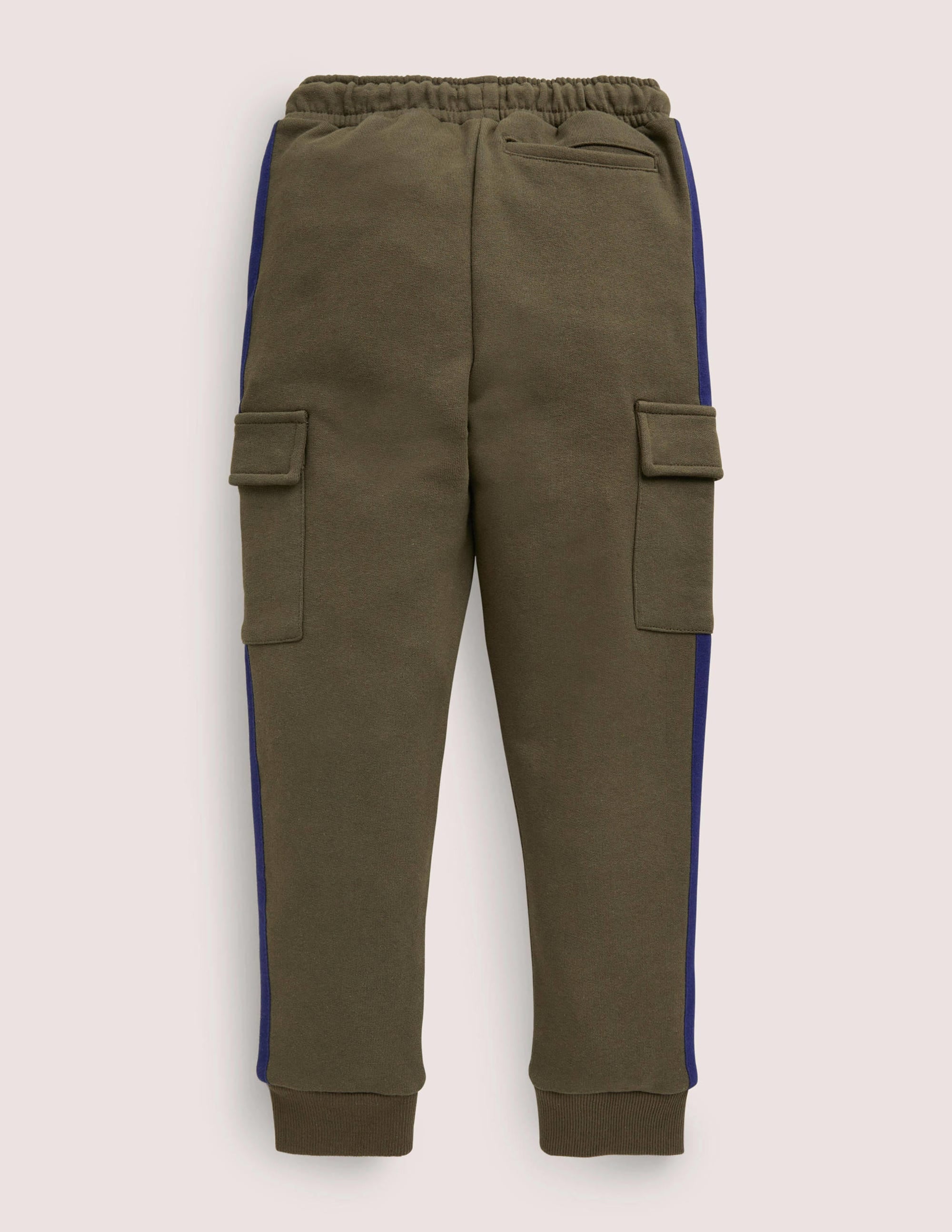 Jersey Cargo Jogger-Classic Khaki/ College Navy - Image 2