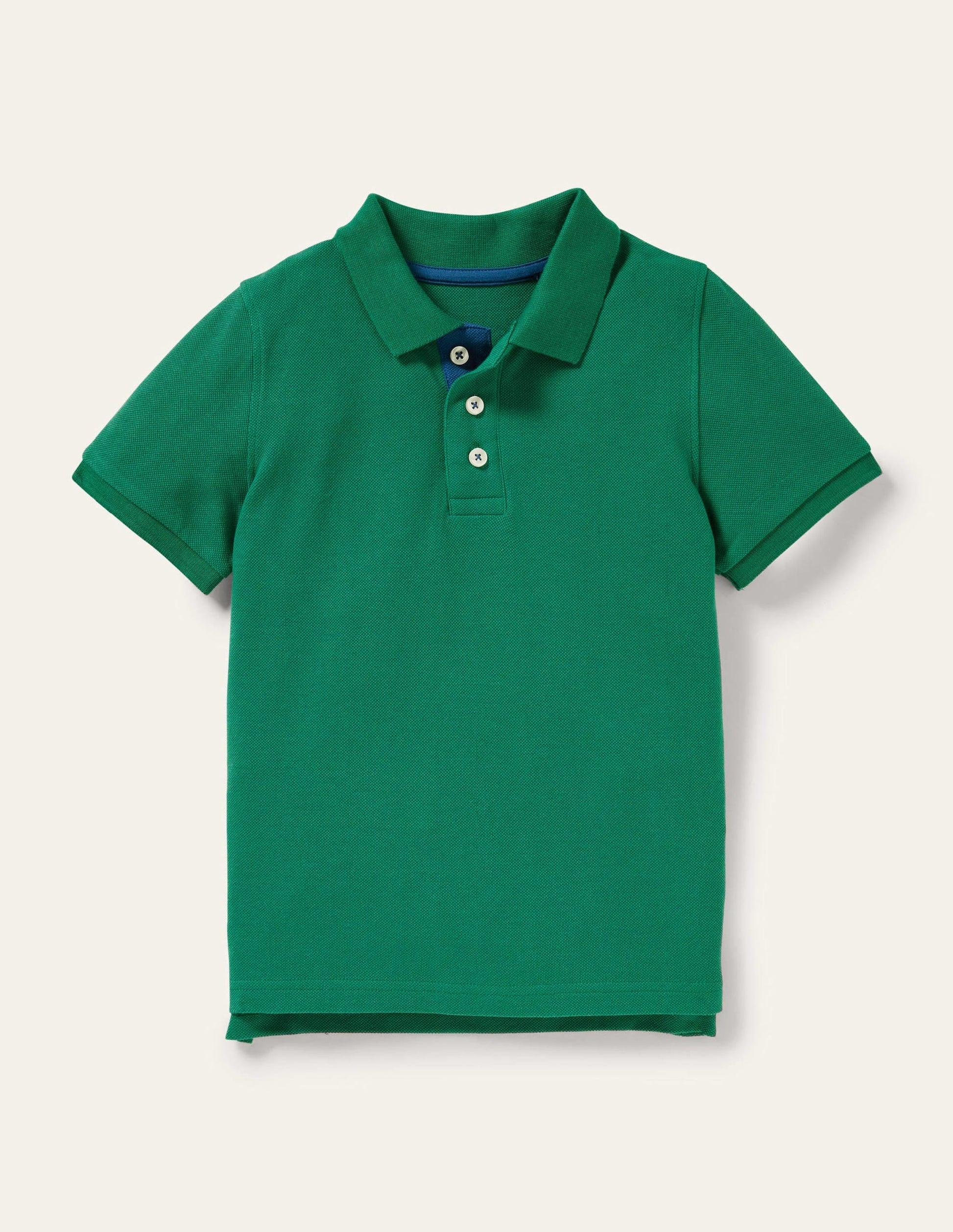 Piqué Polo Shirt-Forest Green-1