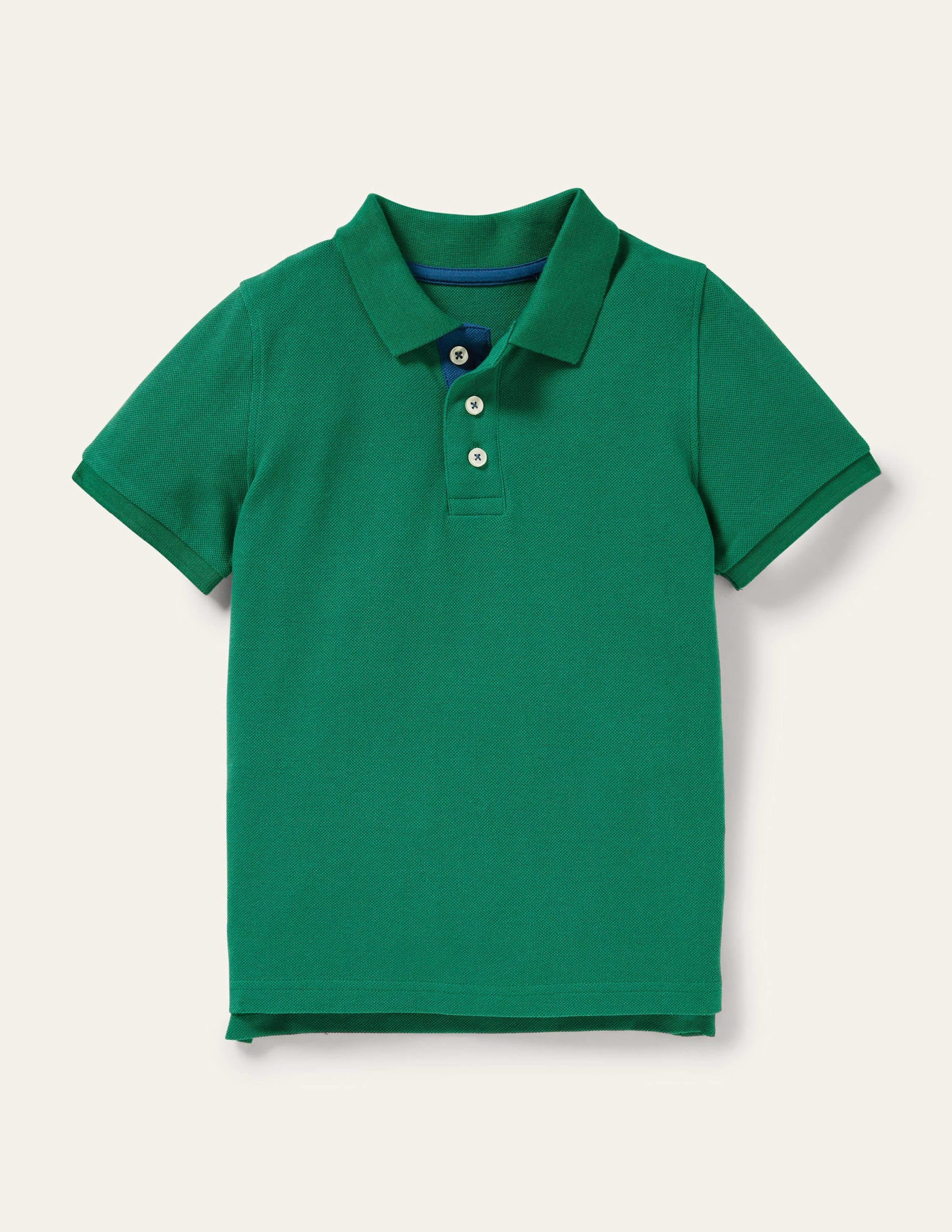 Piqué Polo Shirt-Forest Green - Image 1