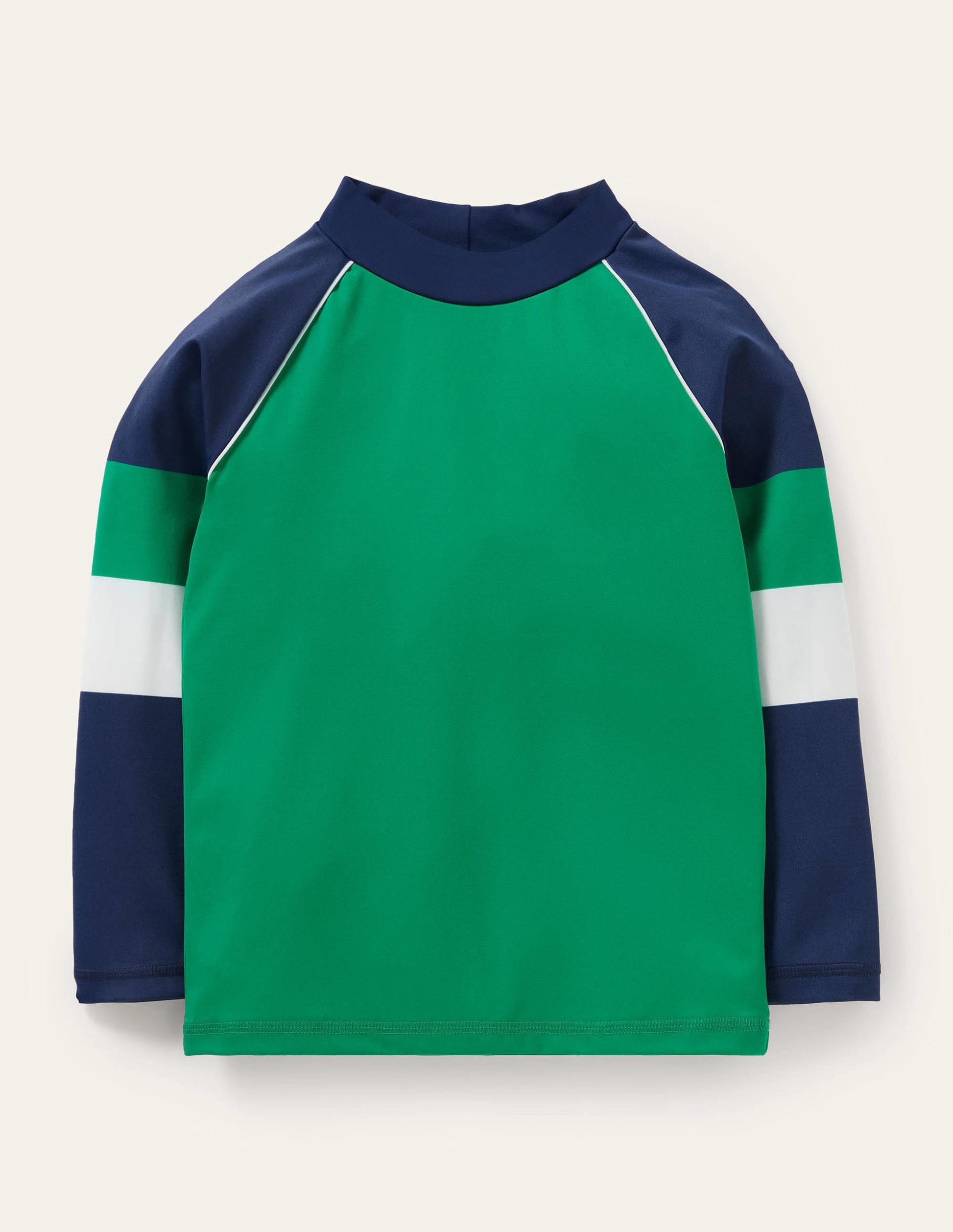 Rash Vest-Shamrock Green/College Navy-1