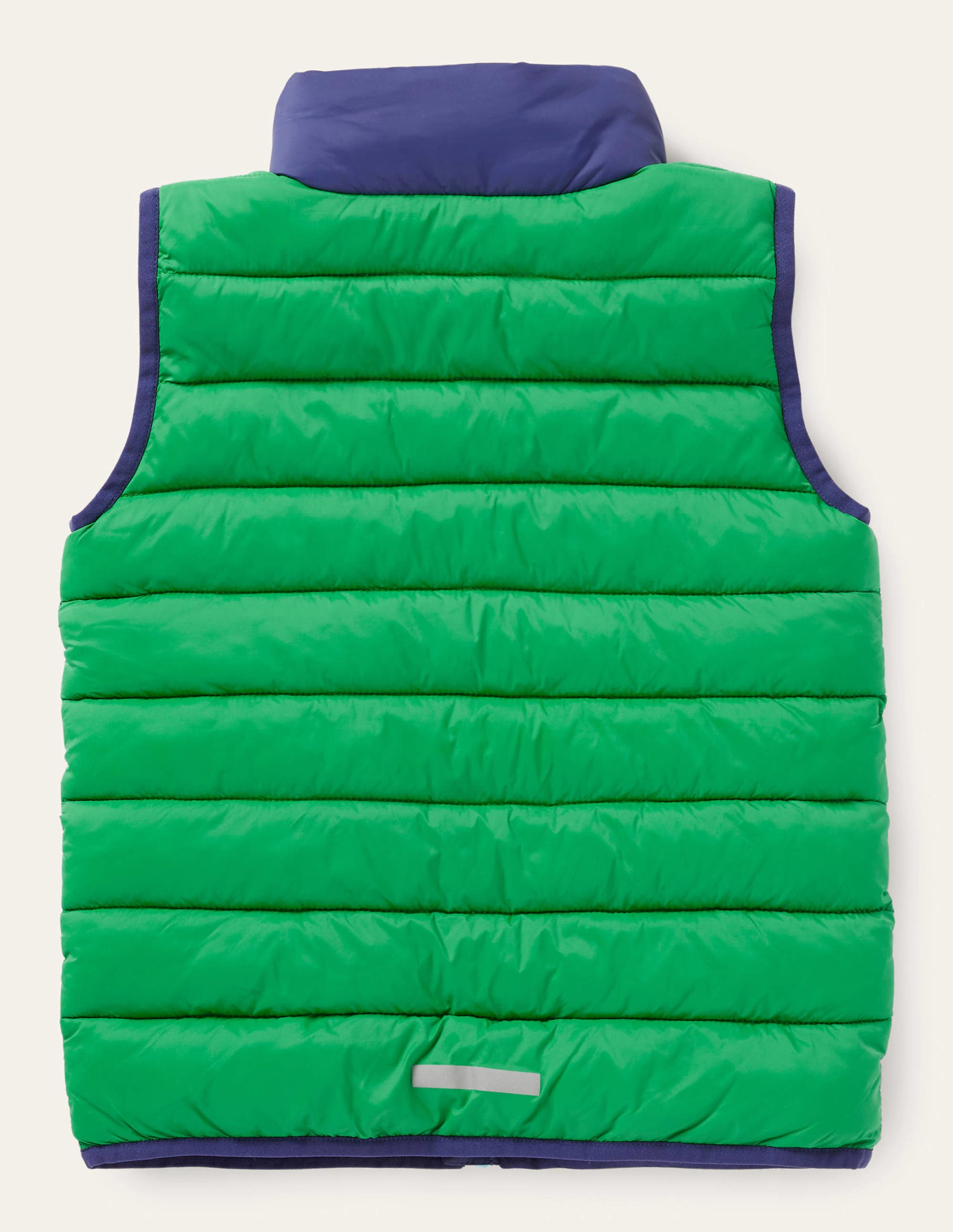 Packaway Gilet-Highland Green Multi Stripe - Image 2