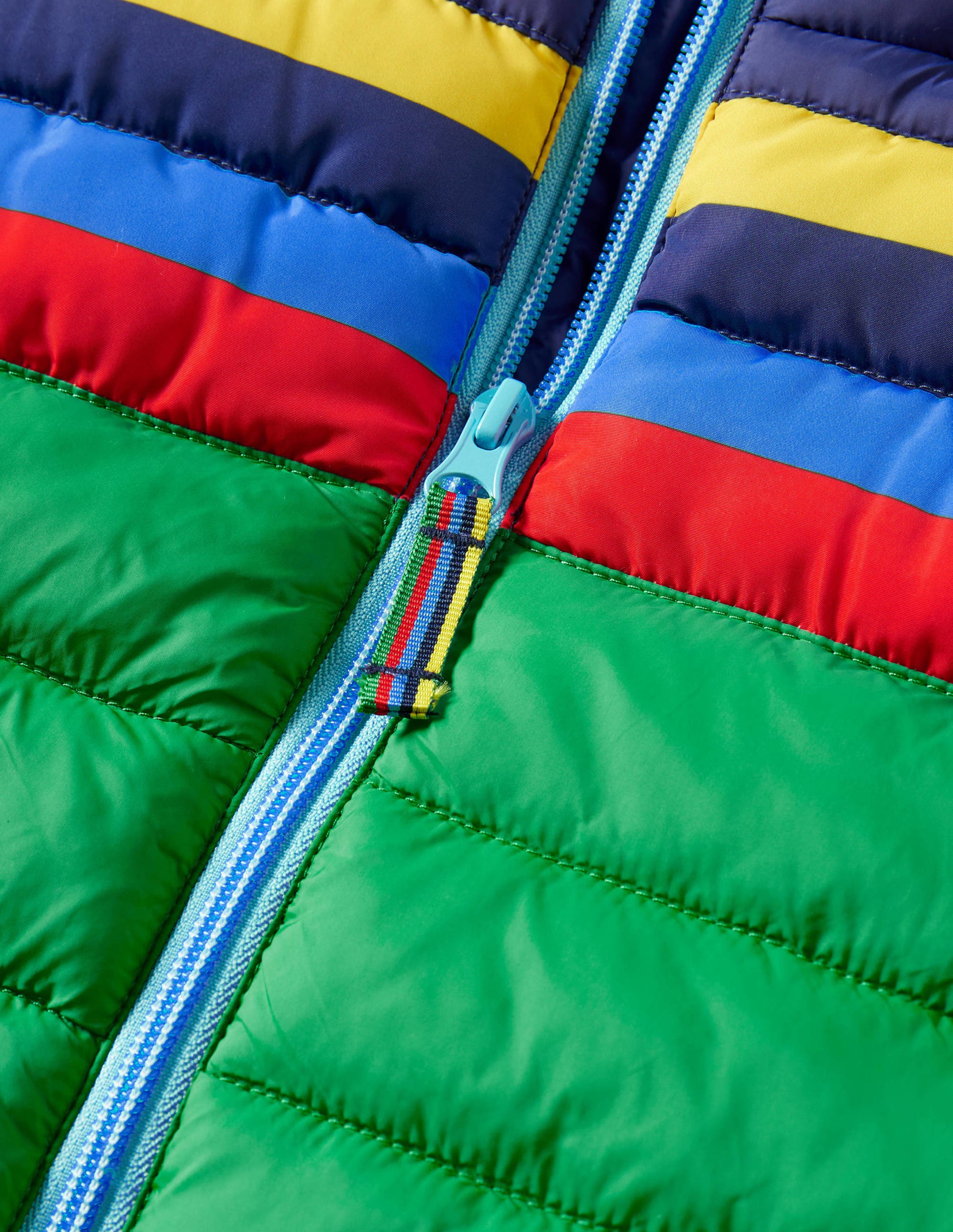 Packaway Gilet-Highland Green Multi Stripe - Image 3