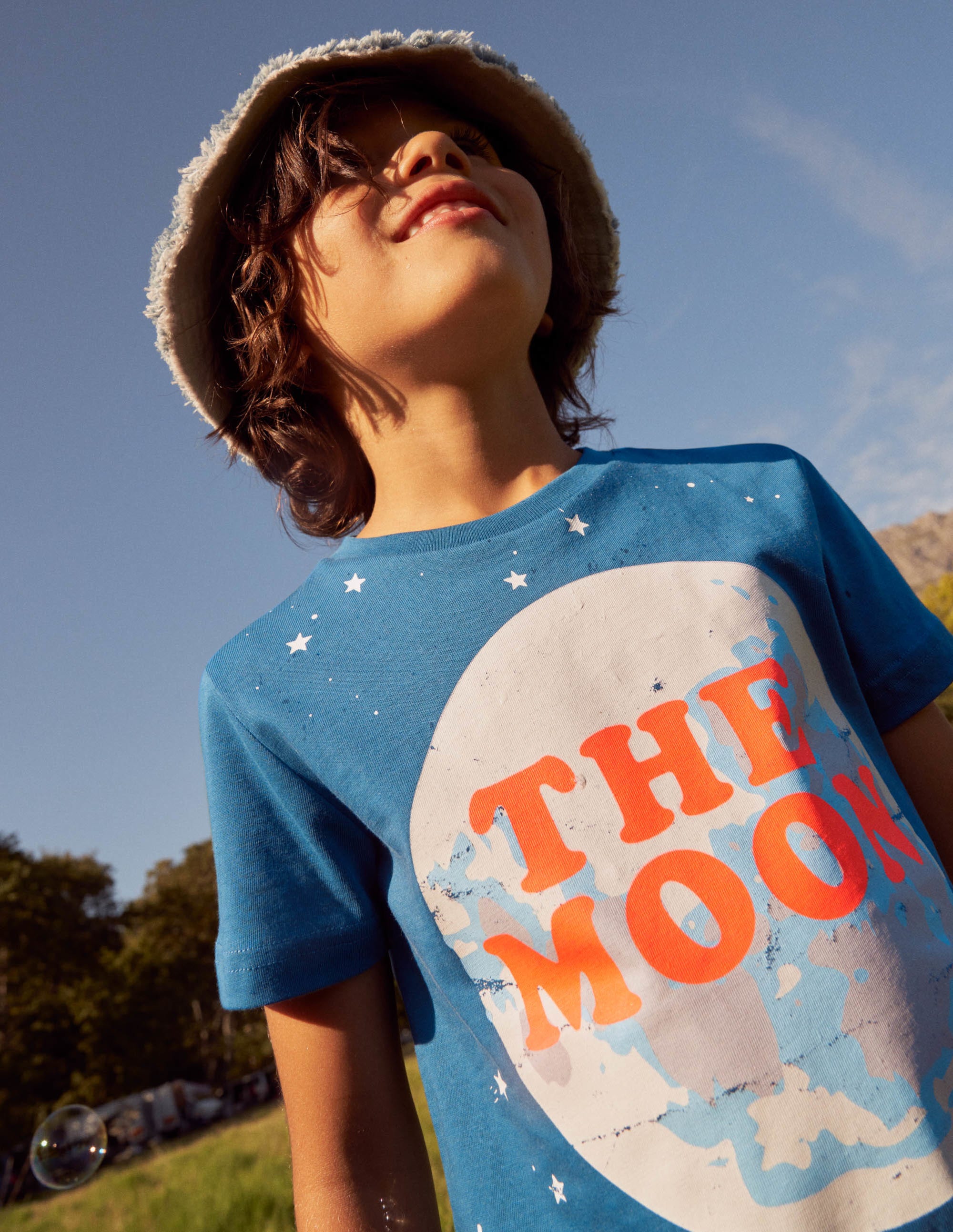 Glow-in-the-dark T-Shirt-Baltic Blue Moon - Image 5
