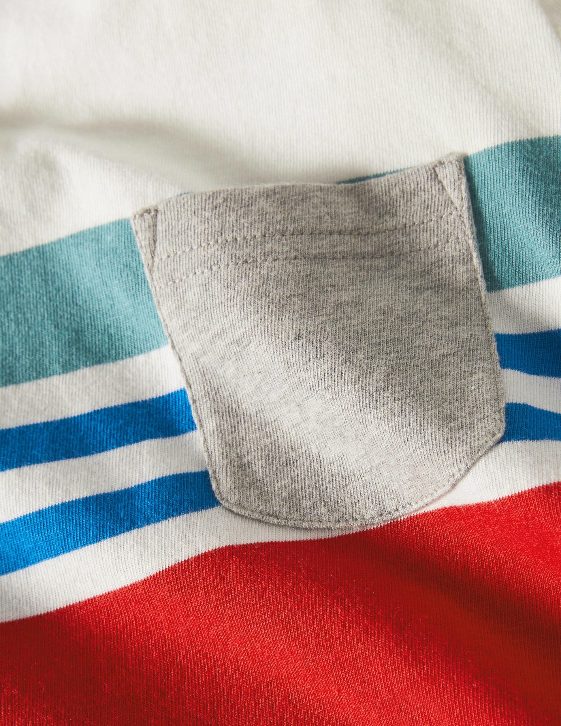 Fun Breton T-shirt-Multi Wide Stripe-3