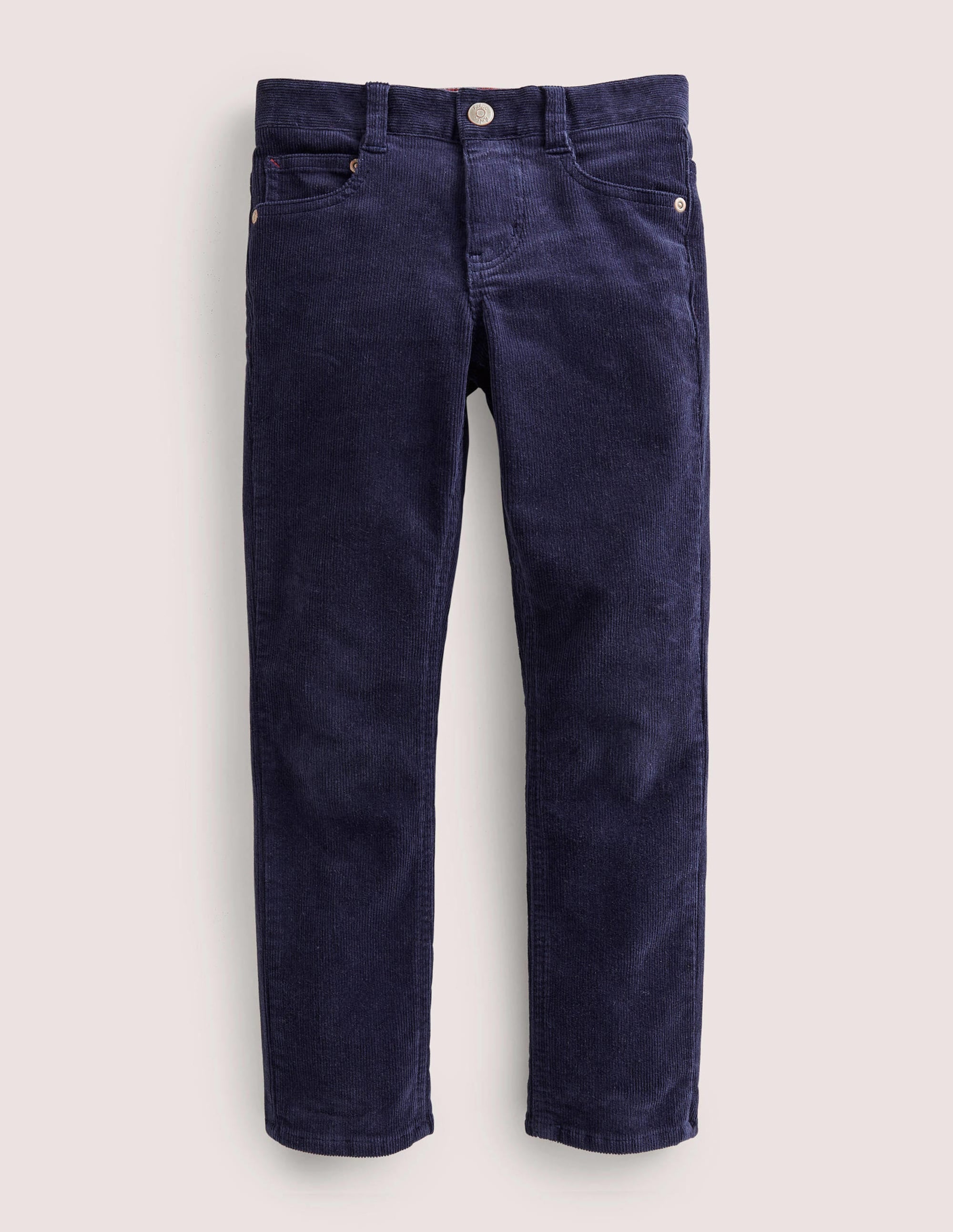 Slim Cord Stretch Jeans-College Navy - Image 1