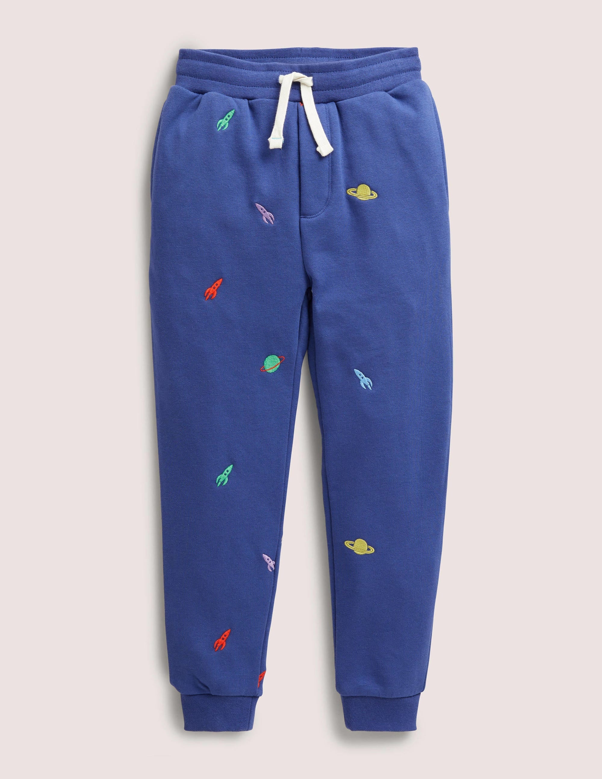 Embroidered Space Jogger-Indigo Space - Image 1