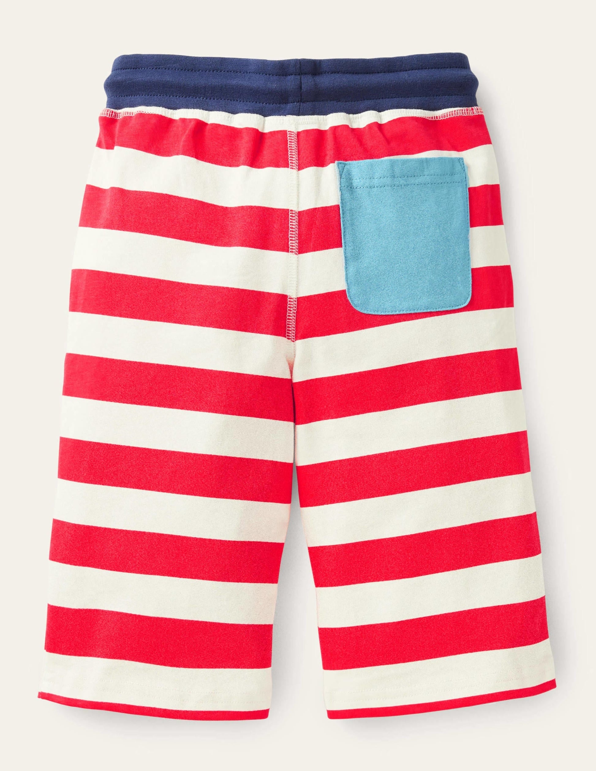 Jersey Baggies-Strawberry Tart Red/Ivory-2