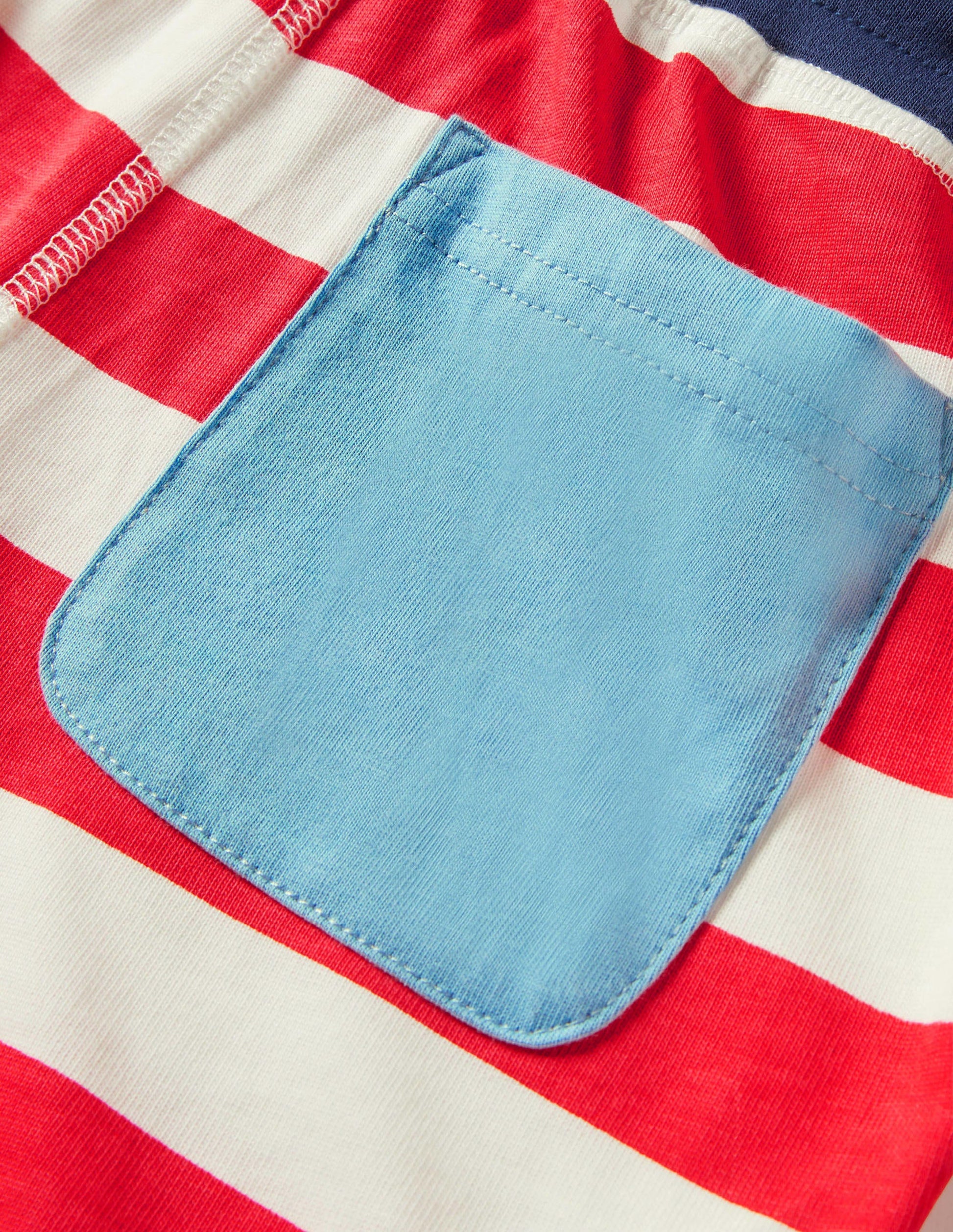 Jersey Baggies-Strawberry Tart Red/Ivory-3