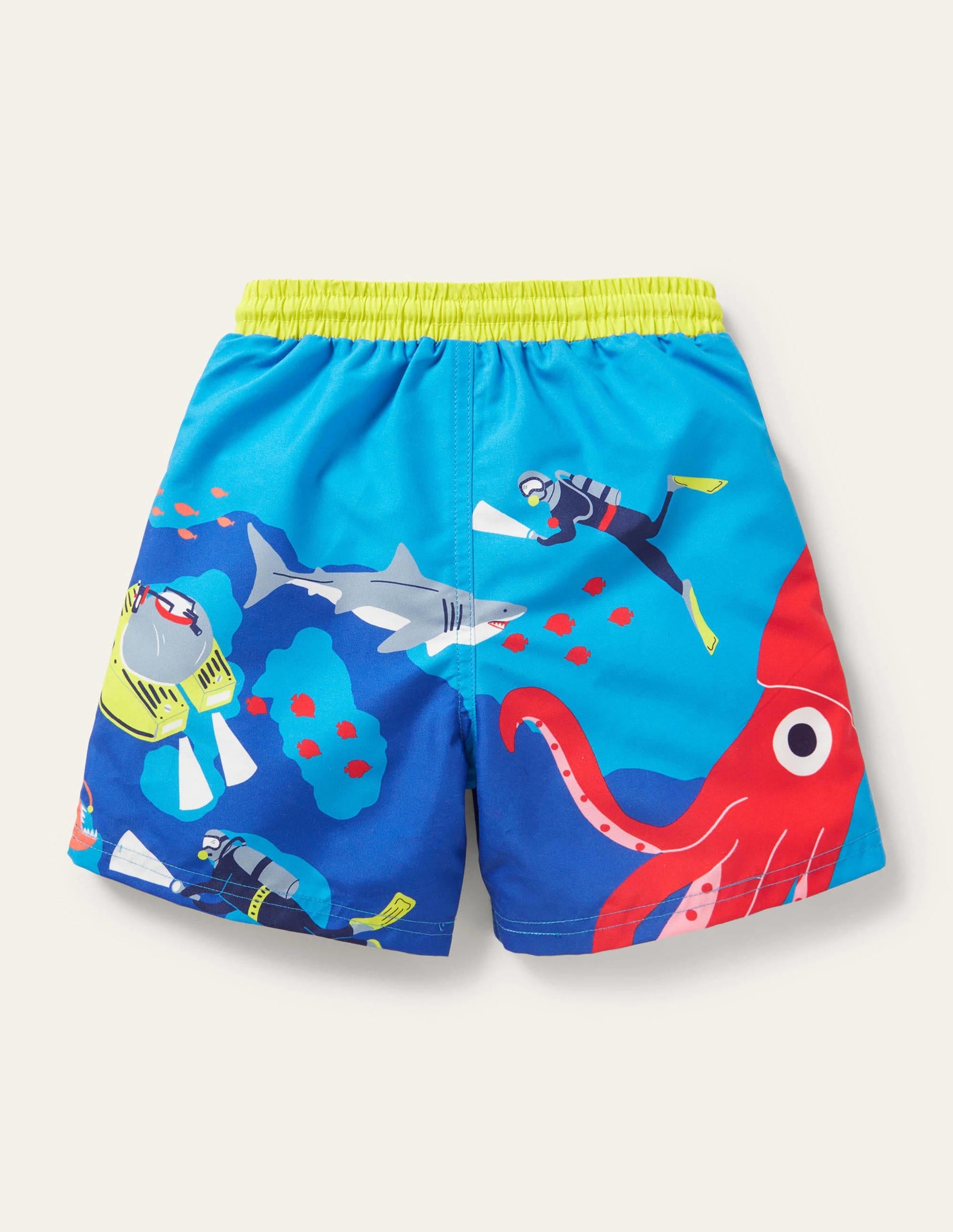 Swim Shorts-Moroccan Blue, Deep Sea Diver-2
