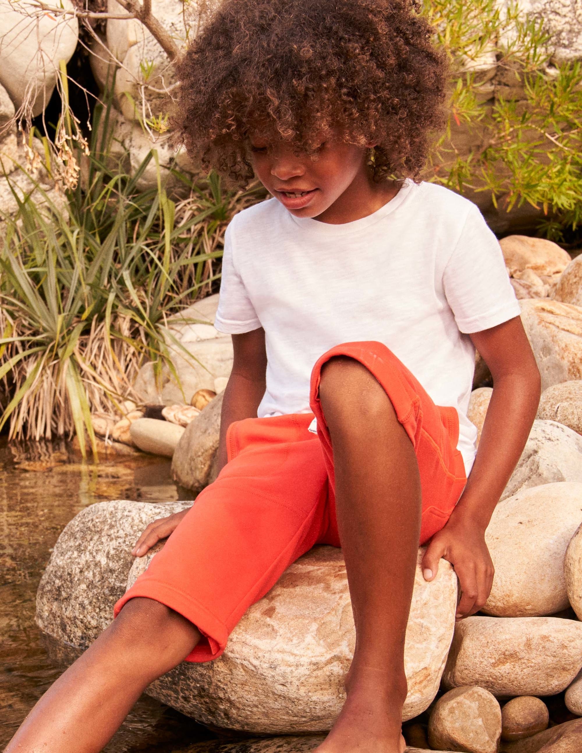 Zip-off Jersey Joggers-Rocket Red - Image 4