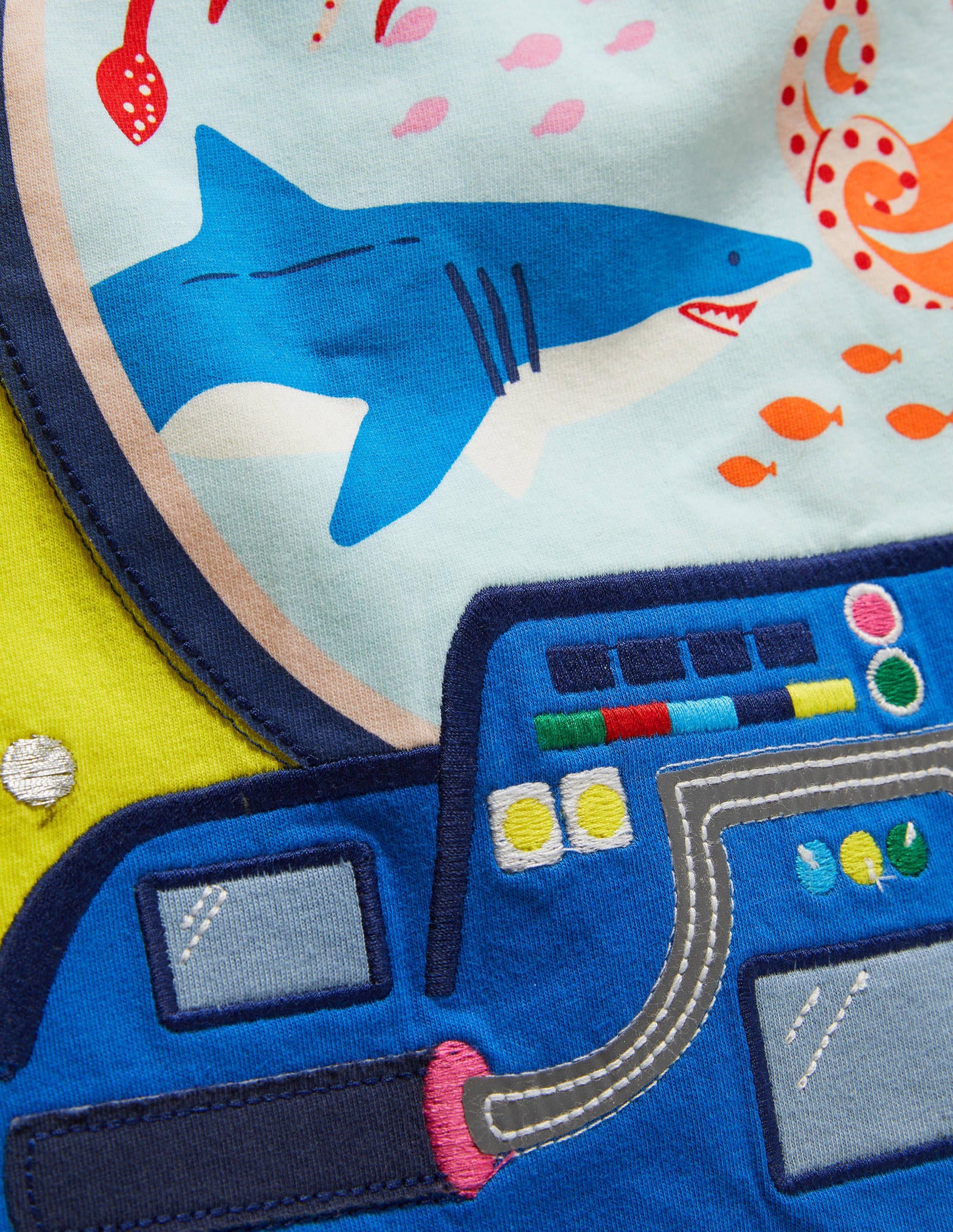 Underwater Appliqué T-shirt-Maximillion Yellow Submarine-3