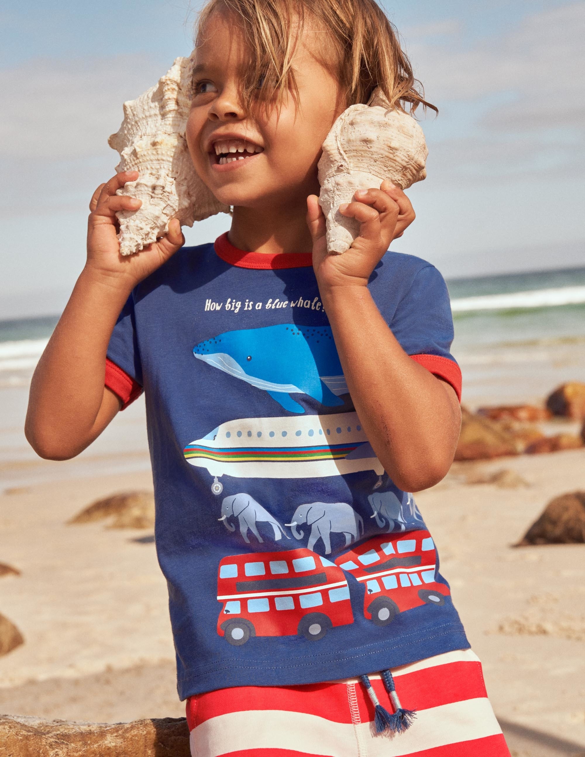 Educational Printed T-shirt-Starboard Blue Whale Facts - Image 4
