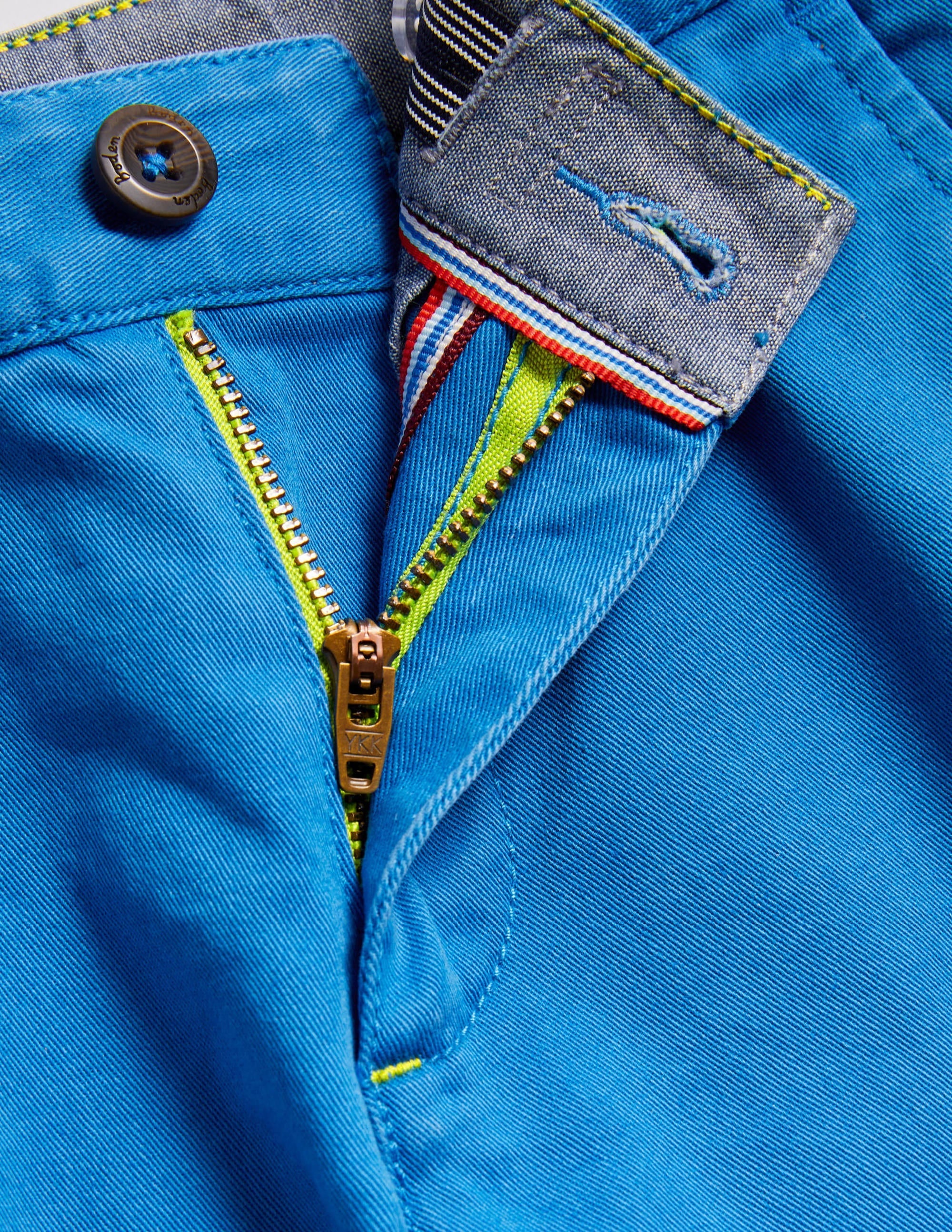 Chino Stretch Trousers-Bright Marina Blue - Image 3