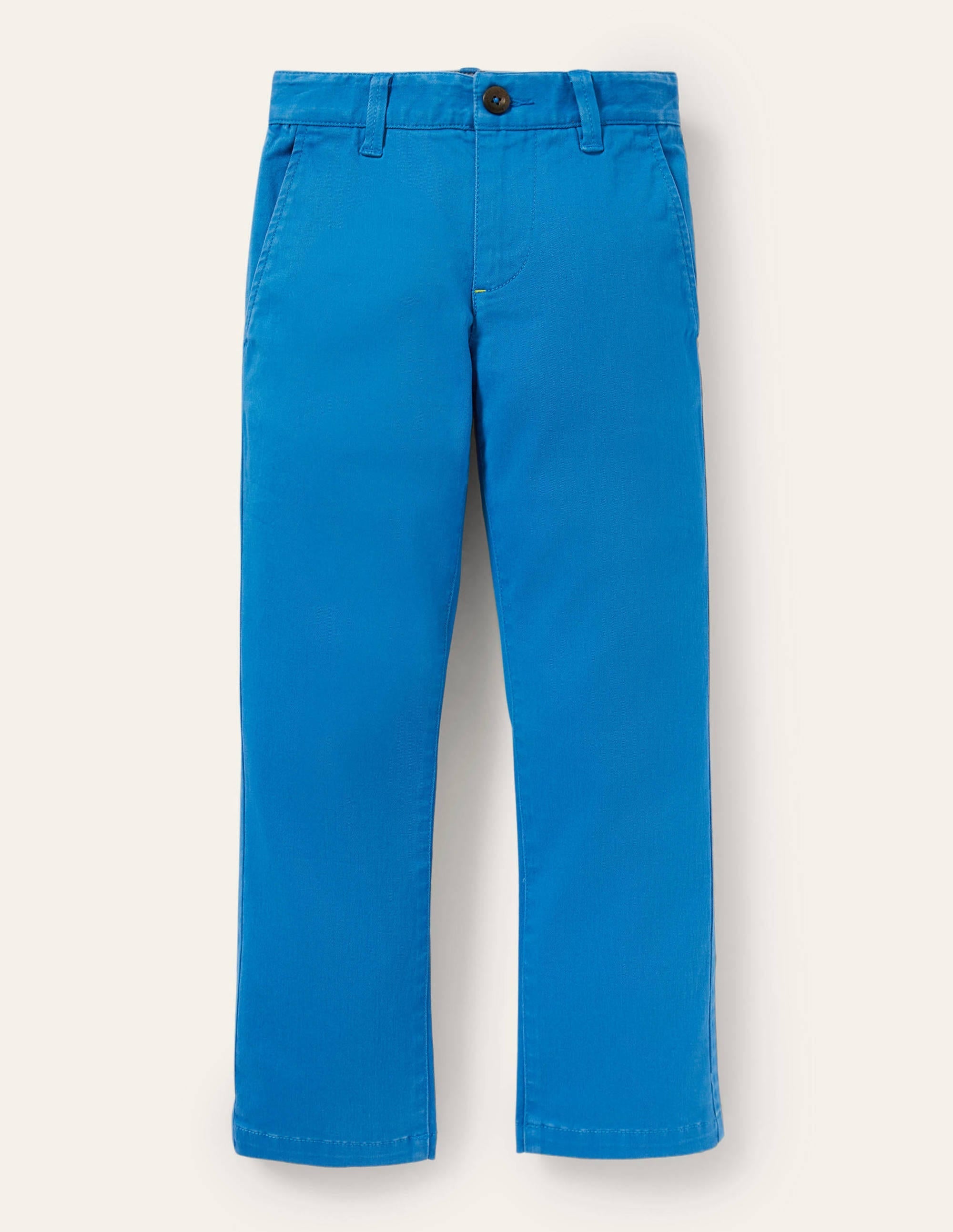 Chino Stretch Trousers-Bright Marina Blue - Image 1