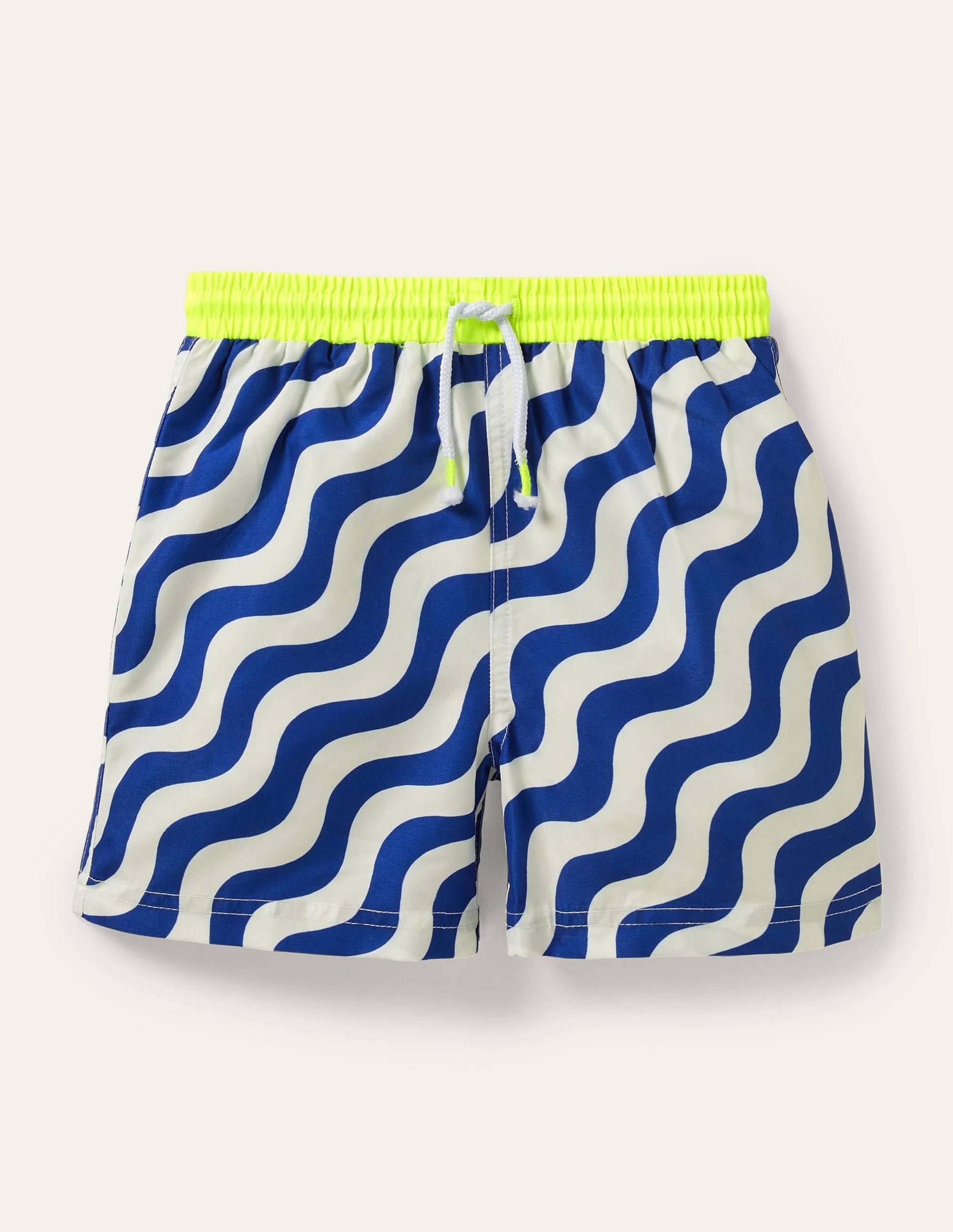 Swim Shorts-Regal Blue Wave-1