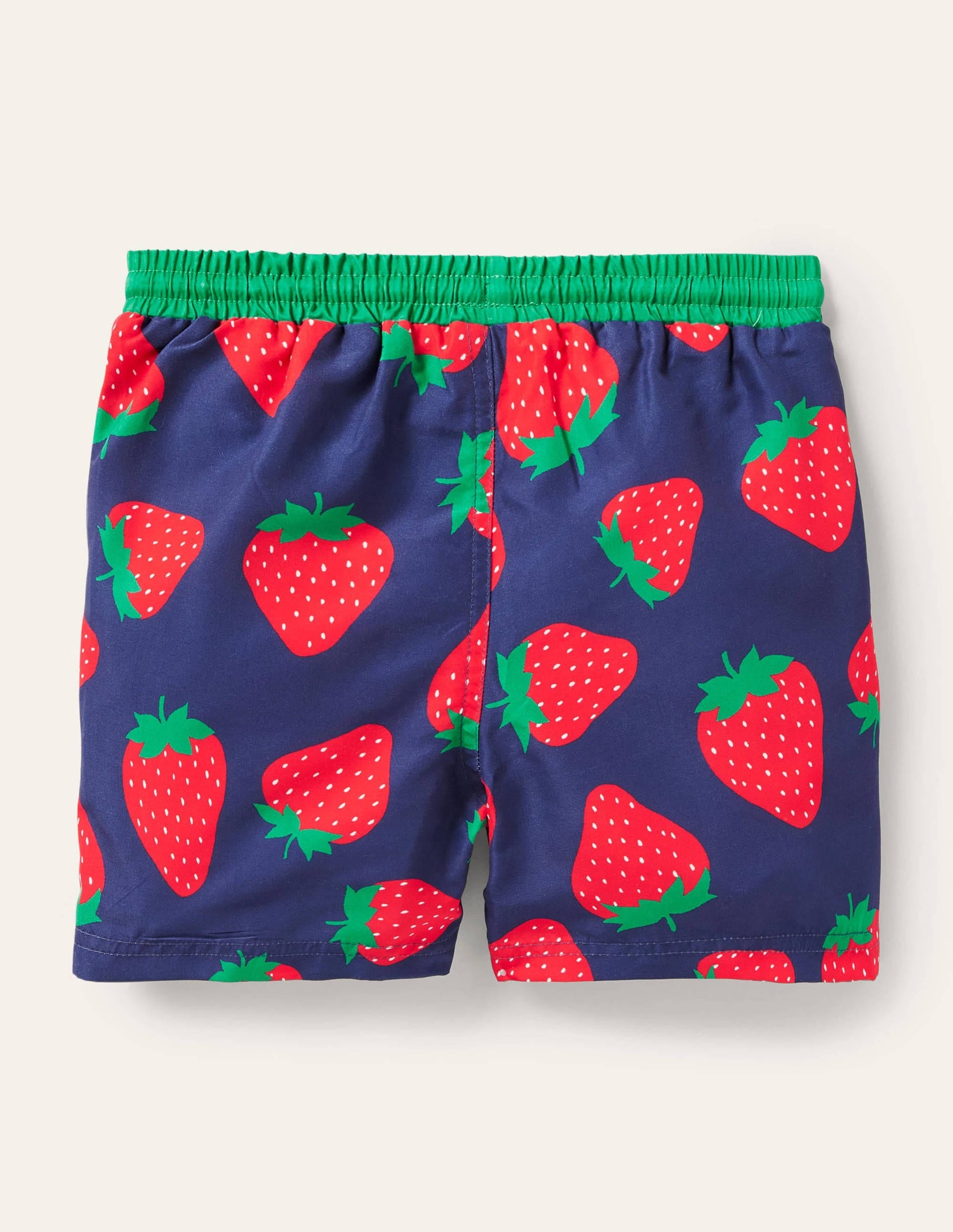 Swim Shorts-College Navy Strawberry-2