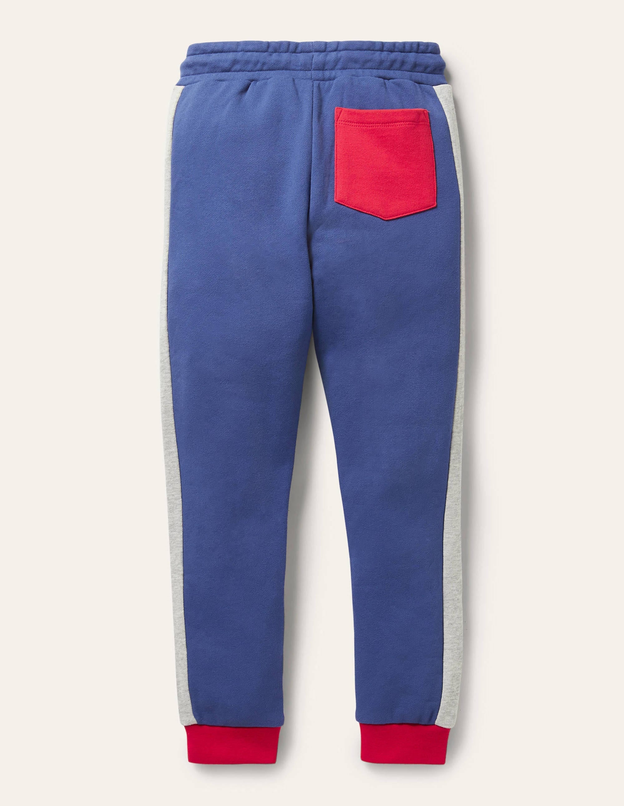 Contrast Leg Joggers-Strawberry Tart/Starboard Blue - Image 2