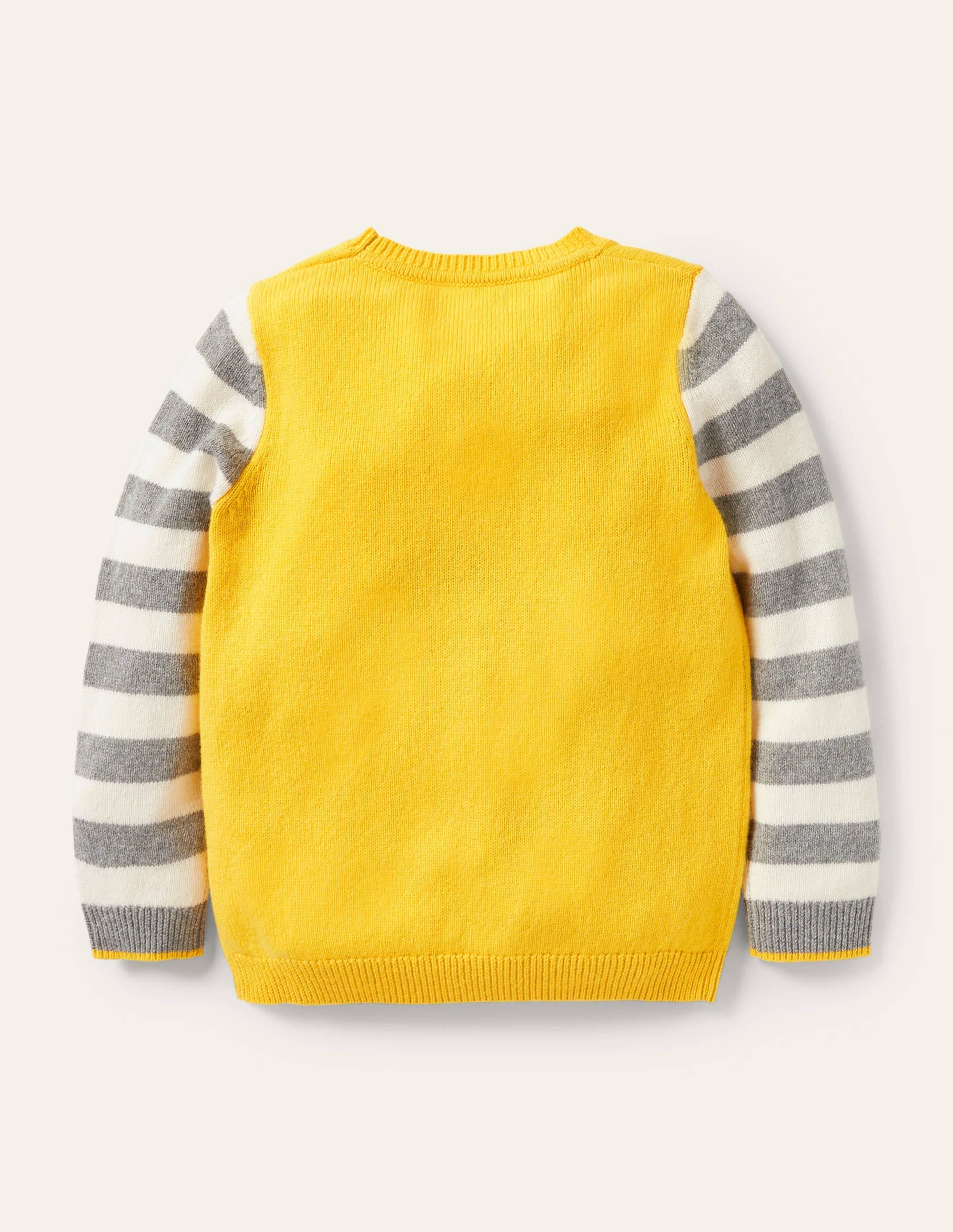 Animal Crew Neck Jumper-Sweetcorn Yellow Alpaca - Image 2
