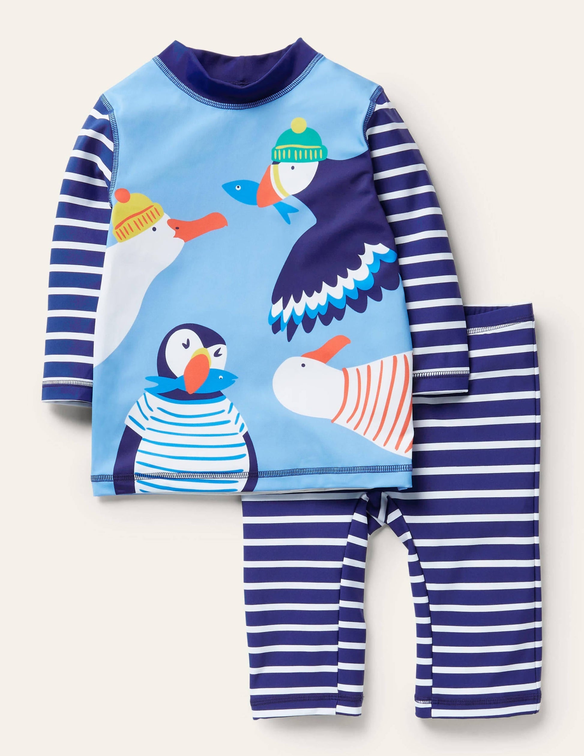 Sun Safe Surf Set-Surfboard Blue Puffin-1
