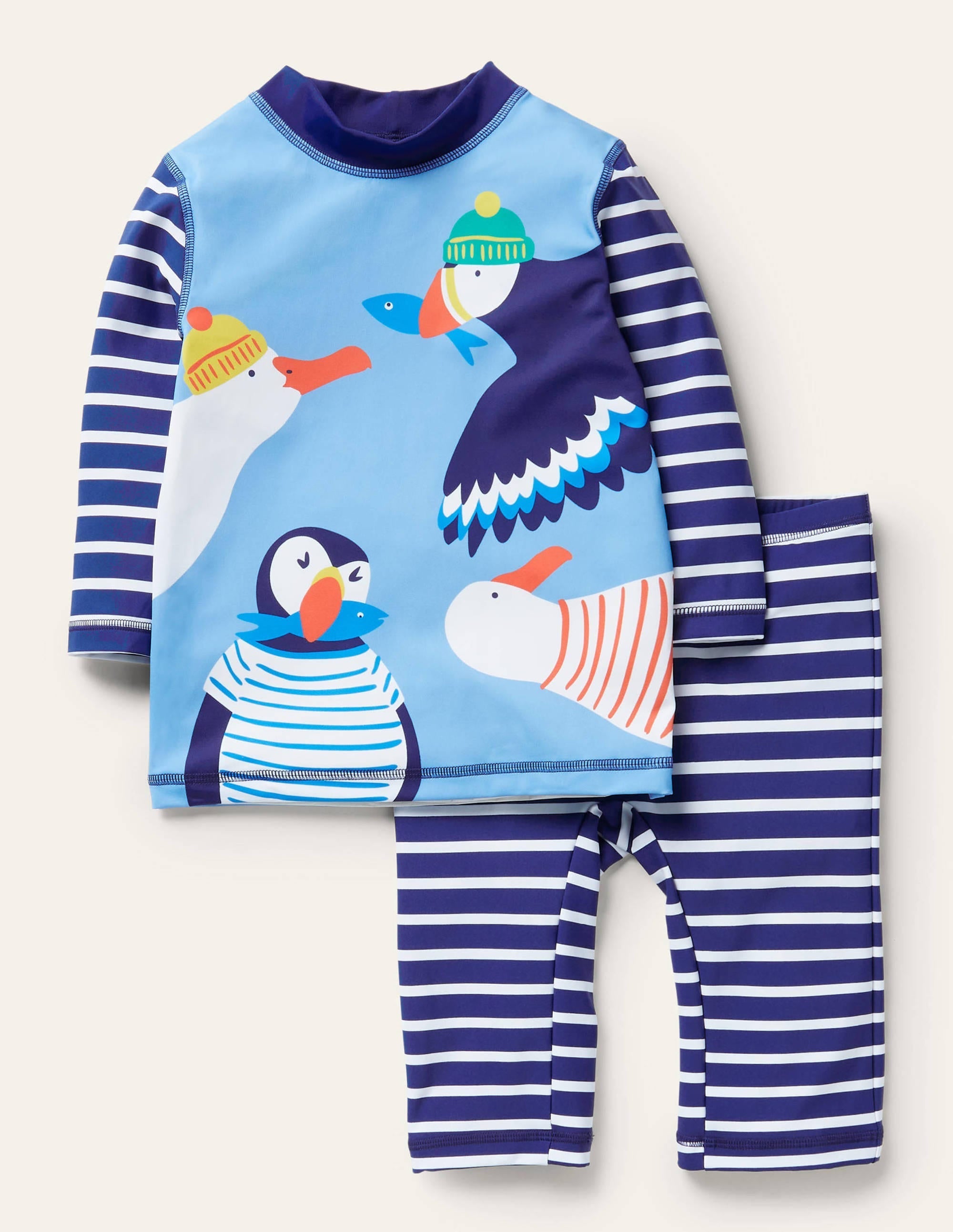 Sun Safe Surf Set-Surfboard Blue Puffin - Image 1