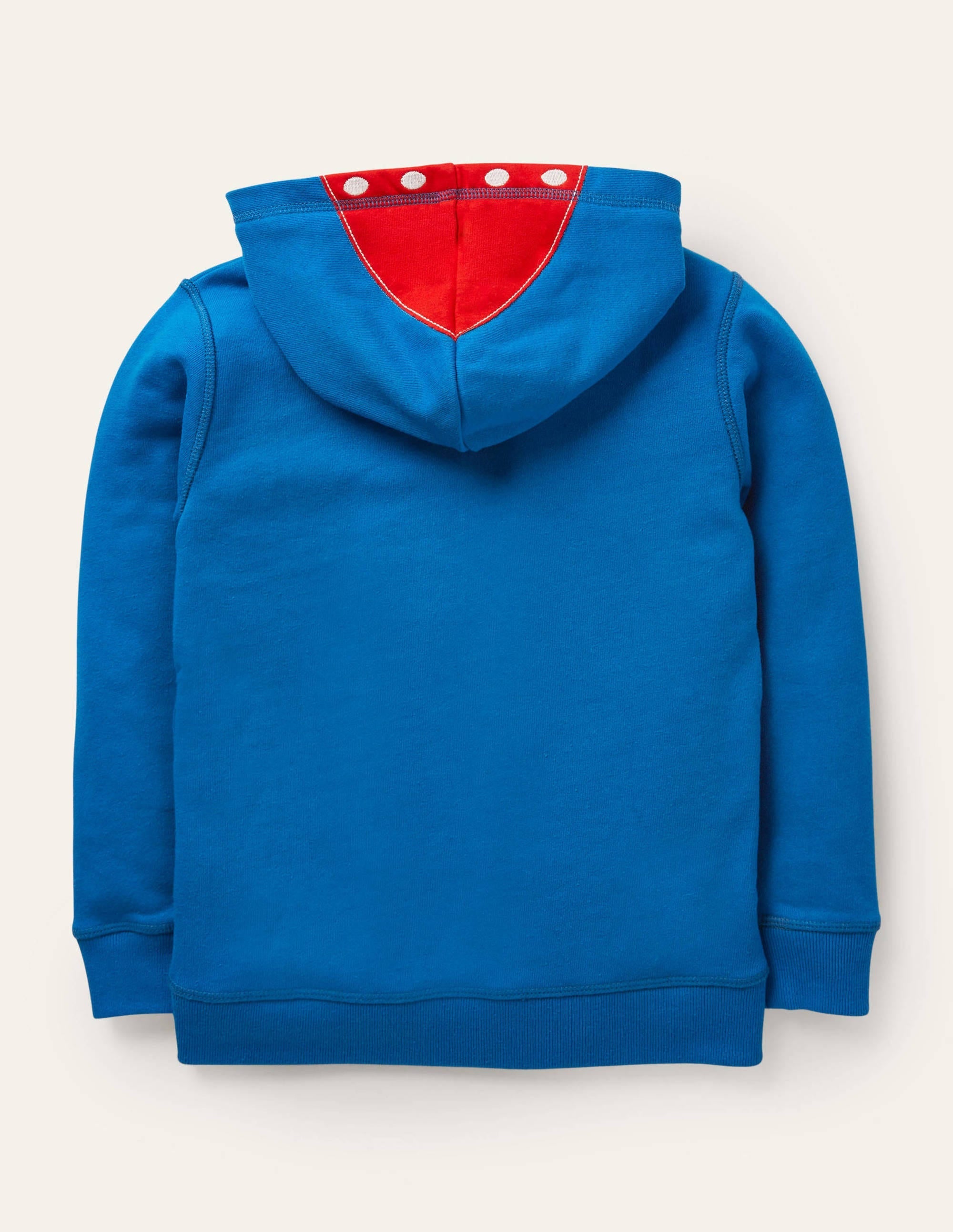 Fun Zip-up Hoodie-Bright Marina Blue Space - Image 2