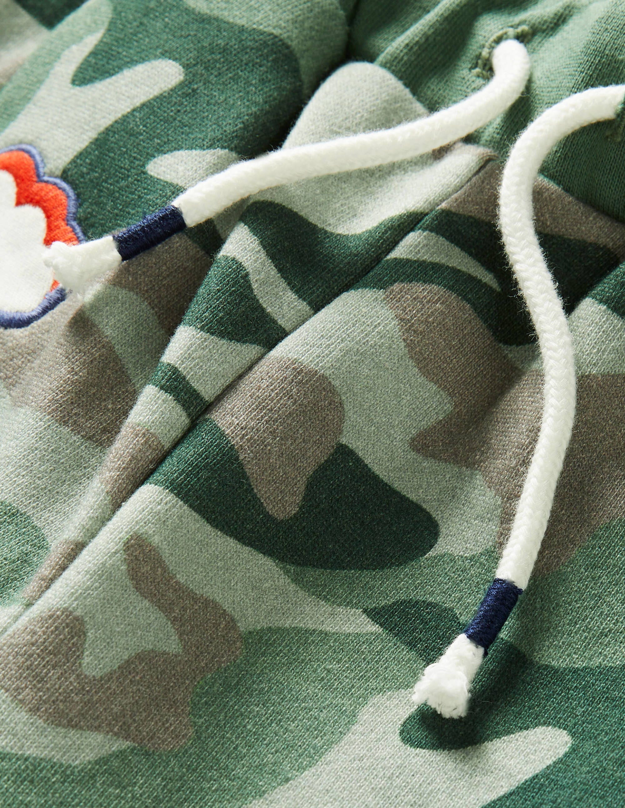 Camo Badge Joggers-Soft Green Camouflage - Image 3