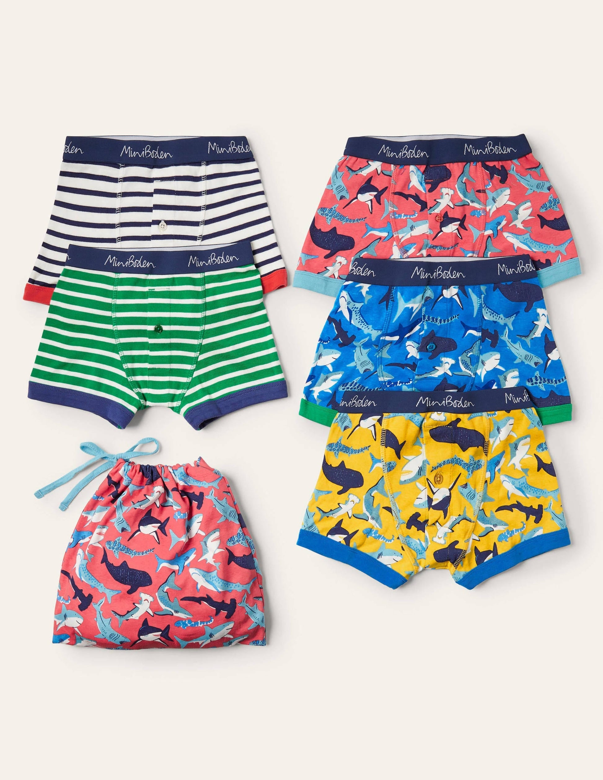 Boxers 5 Pack-Sharks-1