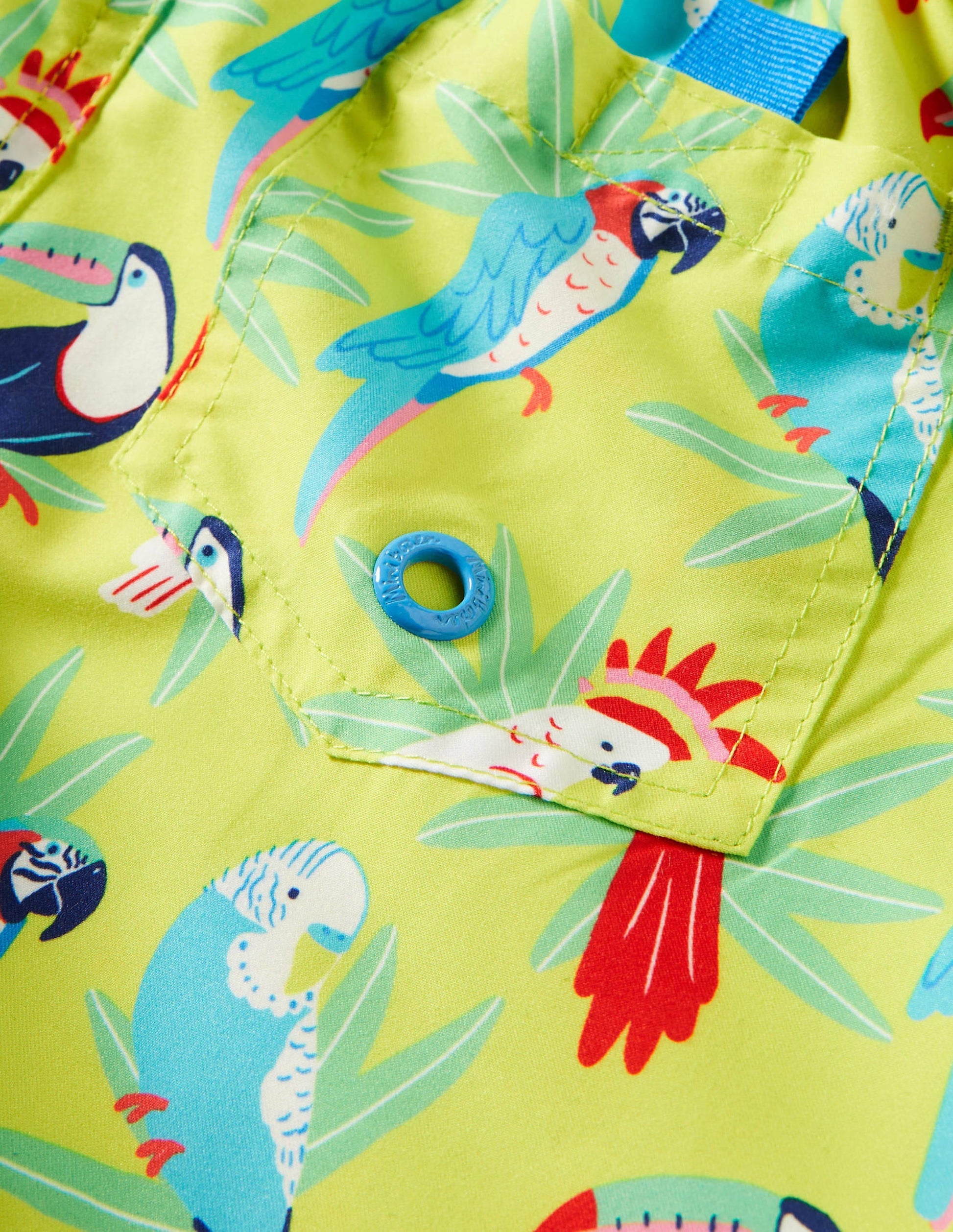 Surf Shorts-Yellow Tropical Toucans-3