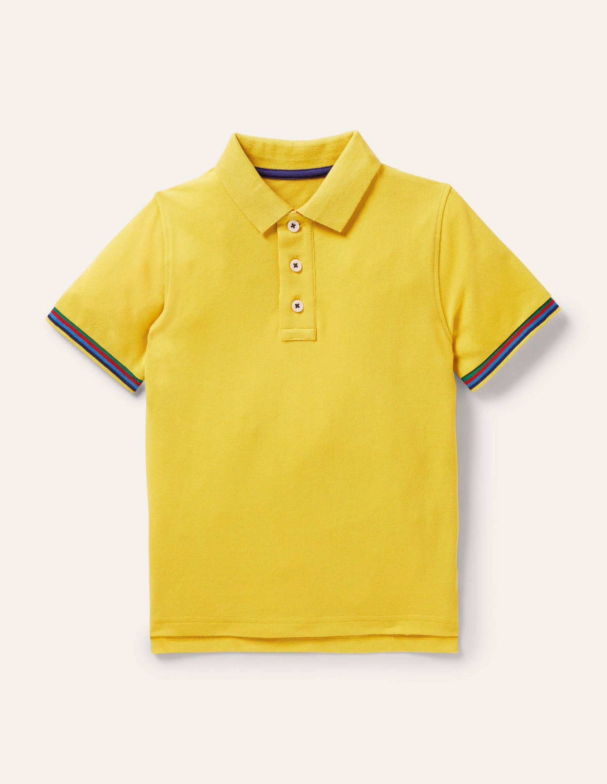 Piqué Polo Shirt-Daffodil Yellow-1